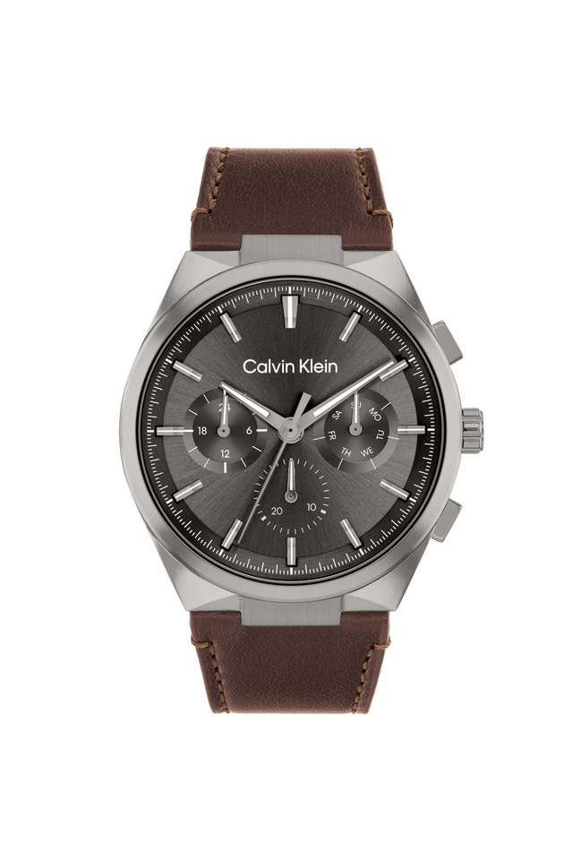 Distinguish-Quartz-Multifunction-Gunmetal-Round-Dial-Men-s-Watch---25200508