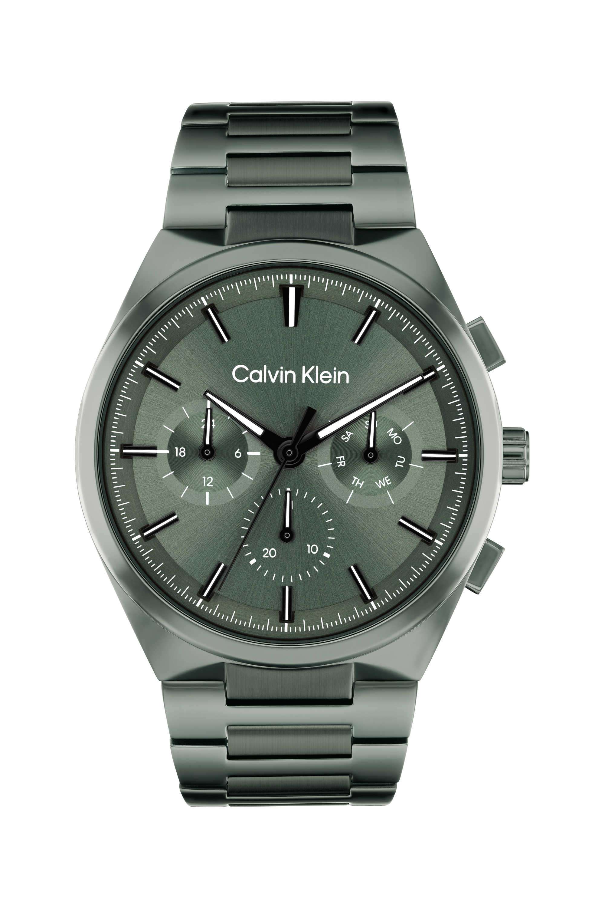 Distinguish-Quartz-Multifunction-Green-Round-Dial-Men-s-Watch---25200535