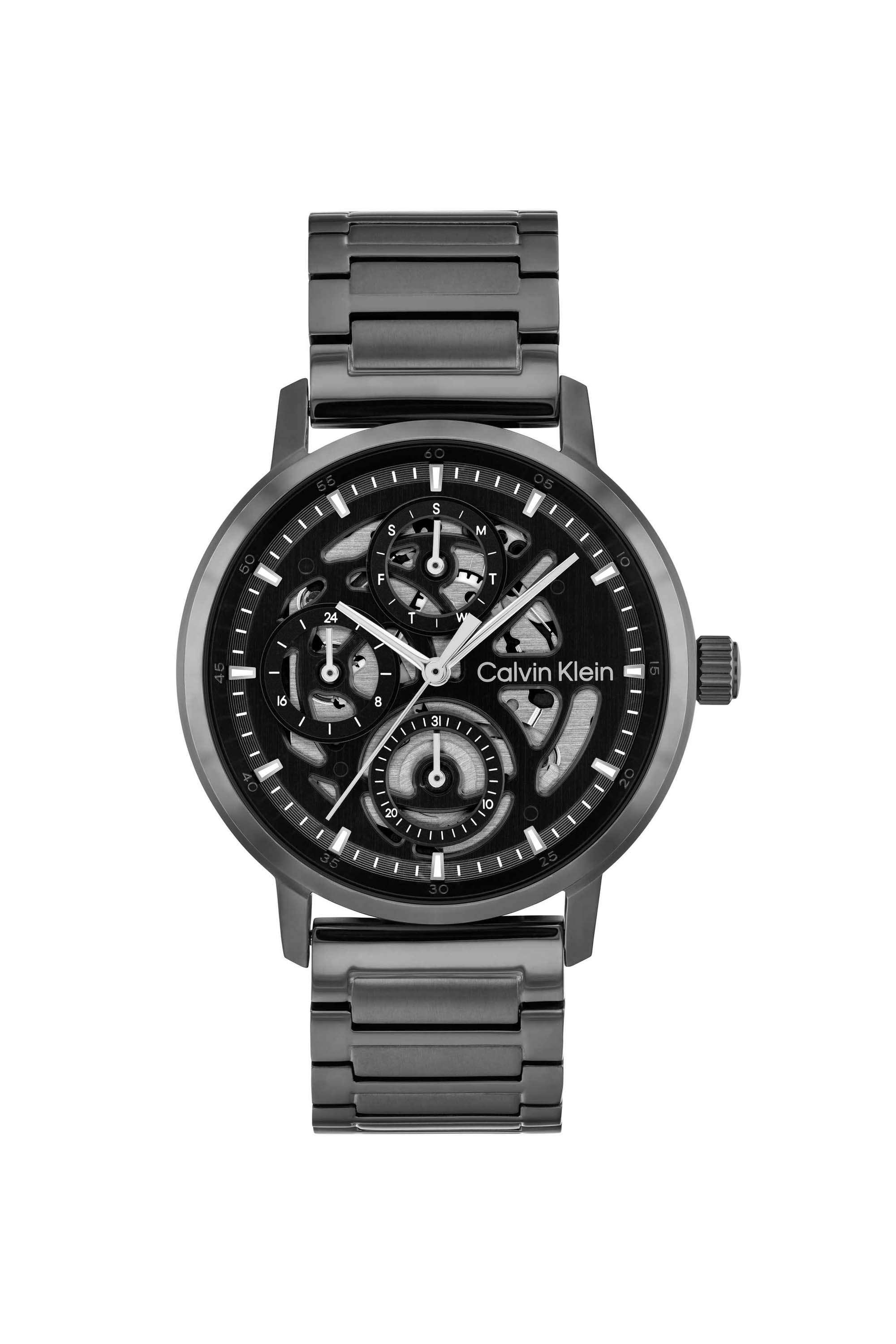Gauge-41-mm-Black-Dial-Stainless-Steel-Analogue-Watch-For-Men---25200563