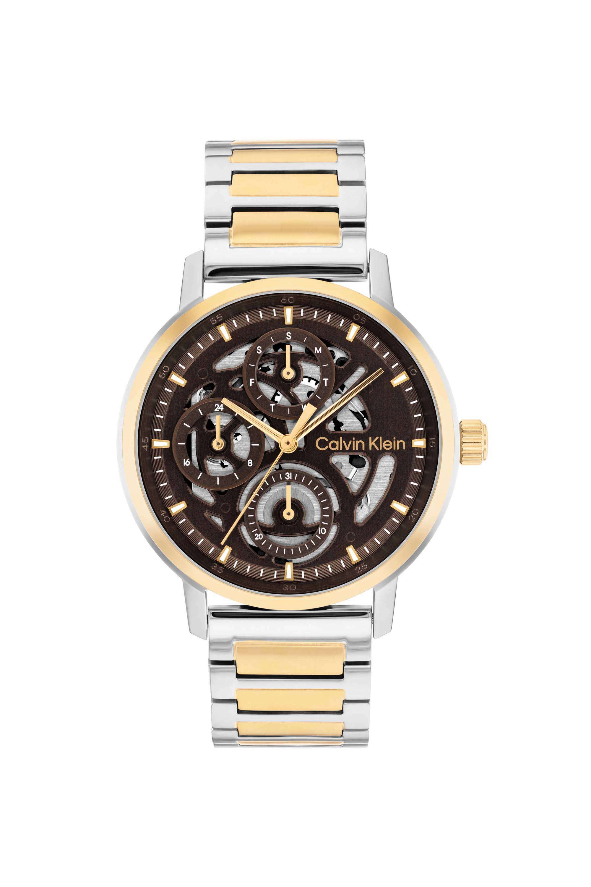 Gauge-41-mm-Brown-Dial-Stainless-Steel-Analogue-Watch-For-Men---25200564