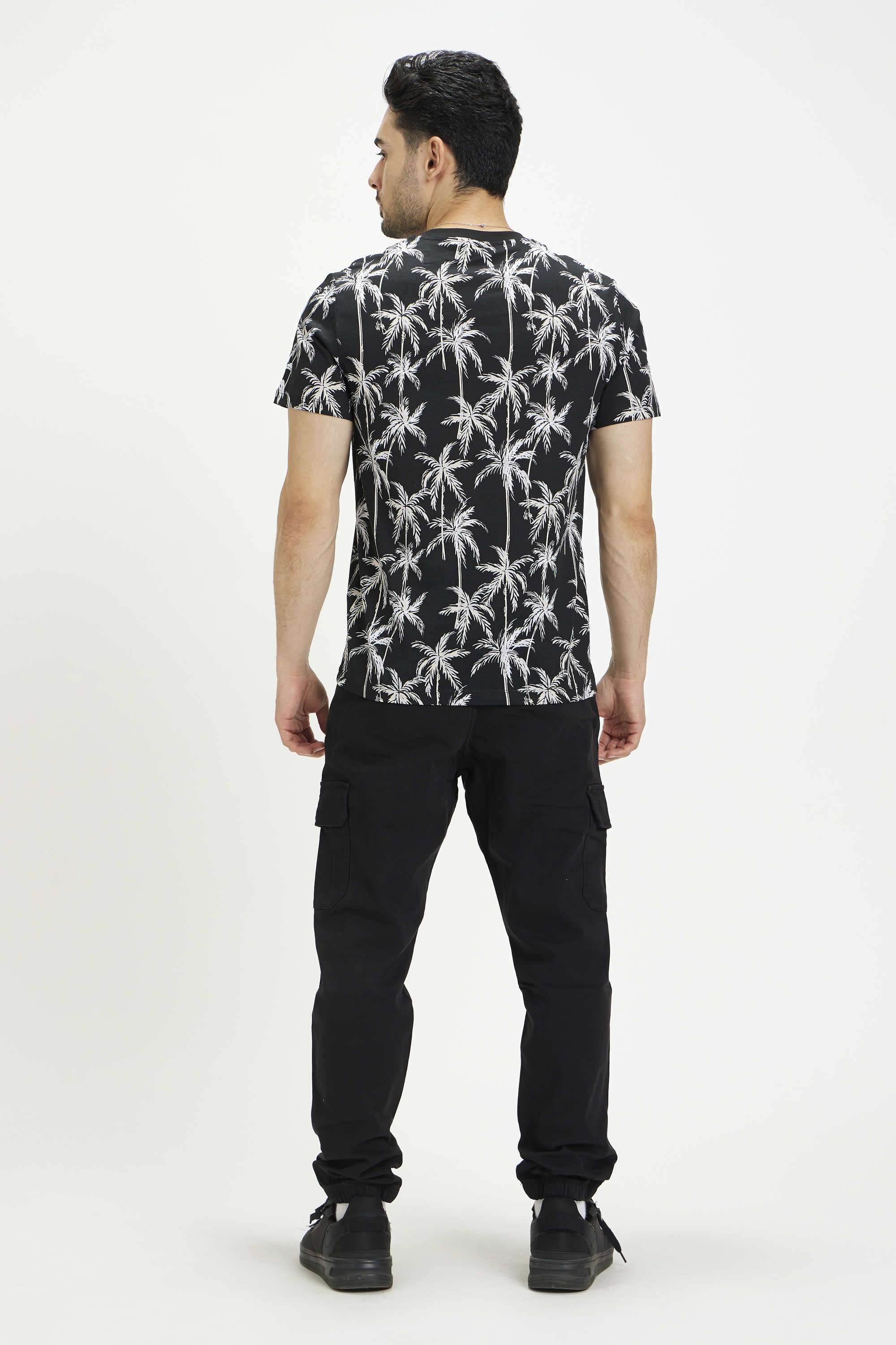 Floral-Cotton-Regular-Fit-Men-T-Shirt