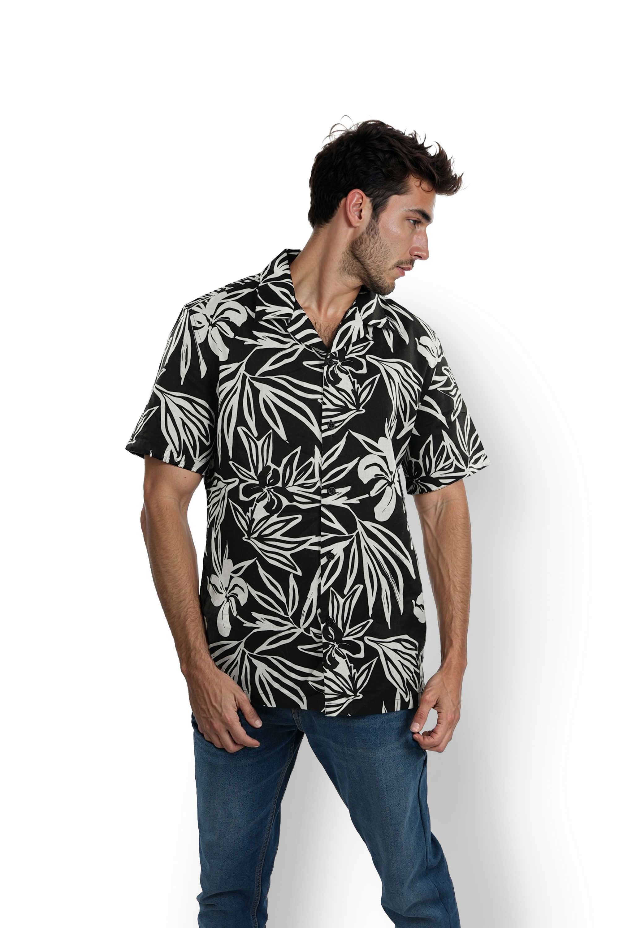 Printed-Linen-Regular-Fit-Men-s-Casual-Wear-Shirt