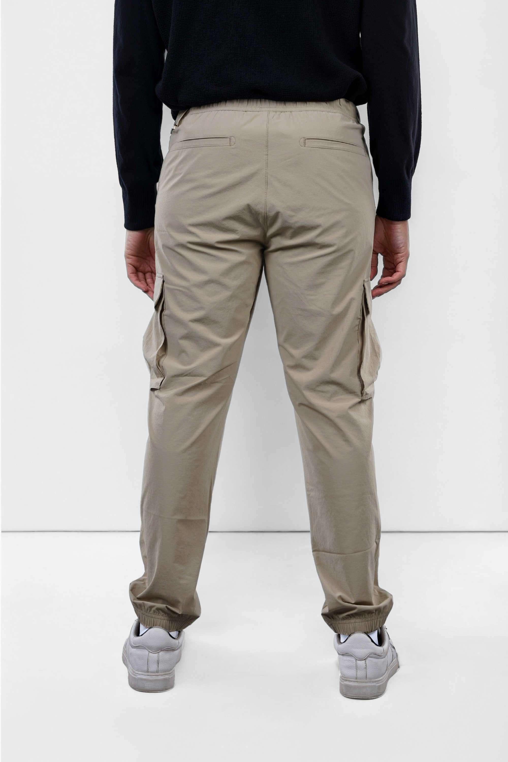 Solid-Polyester-Straight-Fit-Men-s-Casual-Wear-Trousers