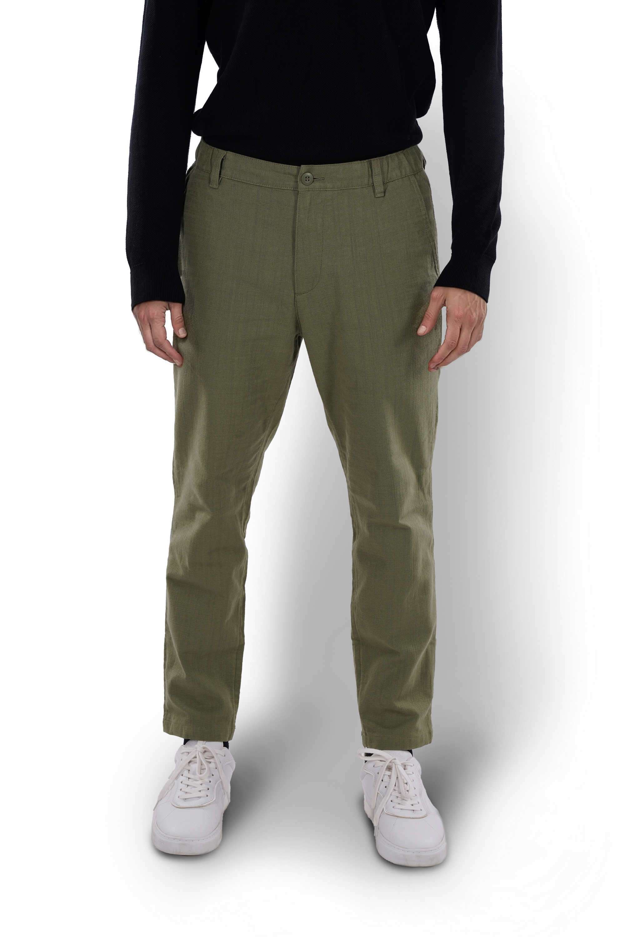 Solid-Cotton-Regular-Fit-Men-s-Casual-Wear-Trousers