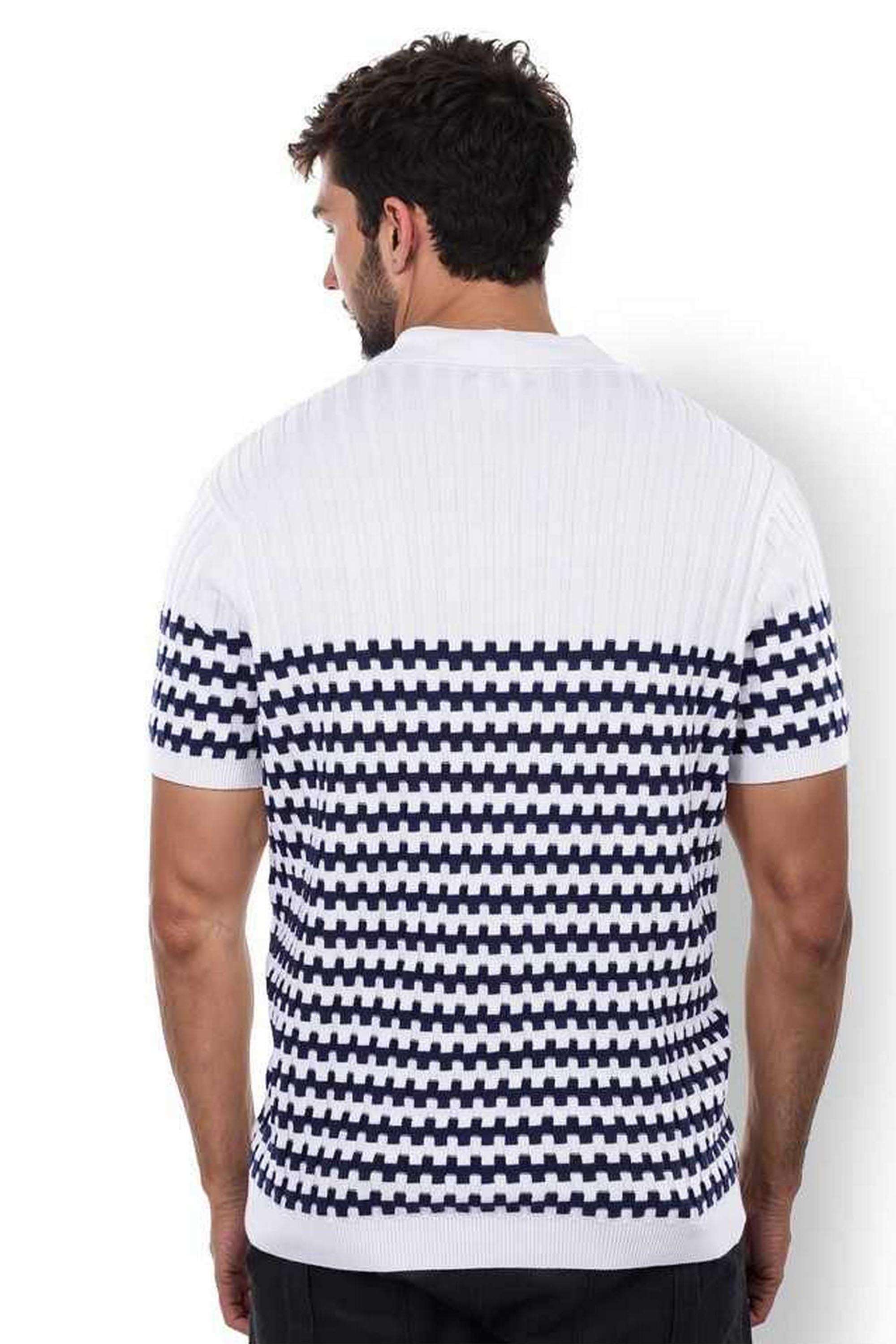 Stripes-Cotton-Regular-Fit-Men-Polo-T-Shirt