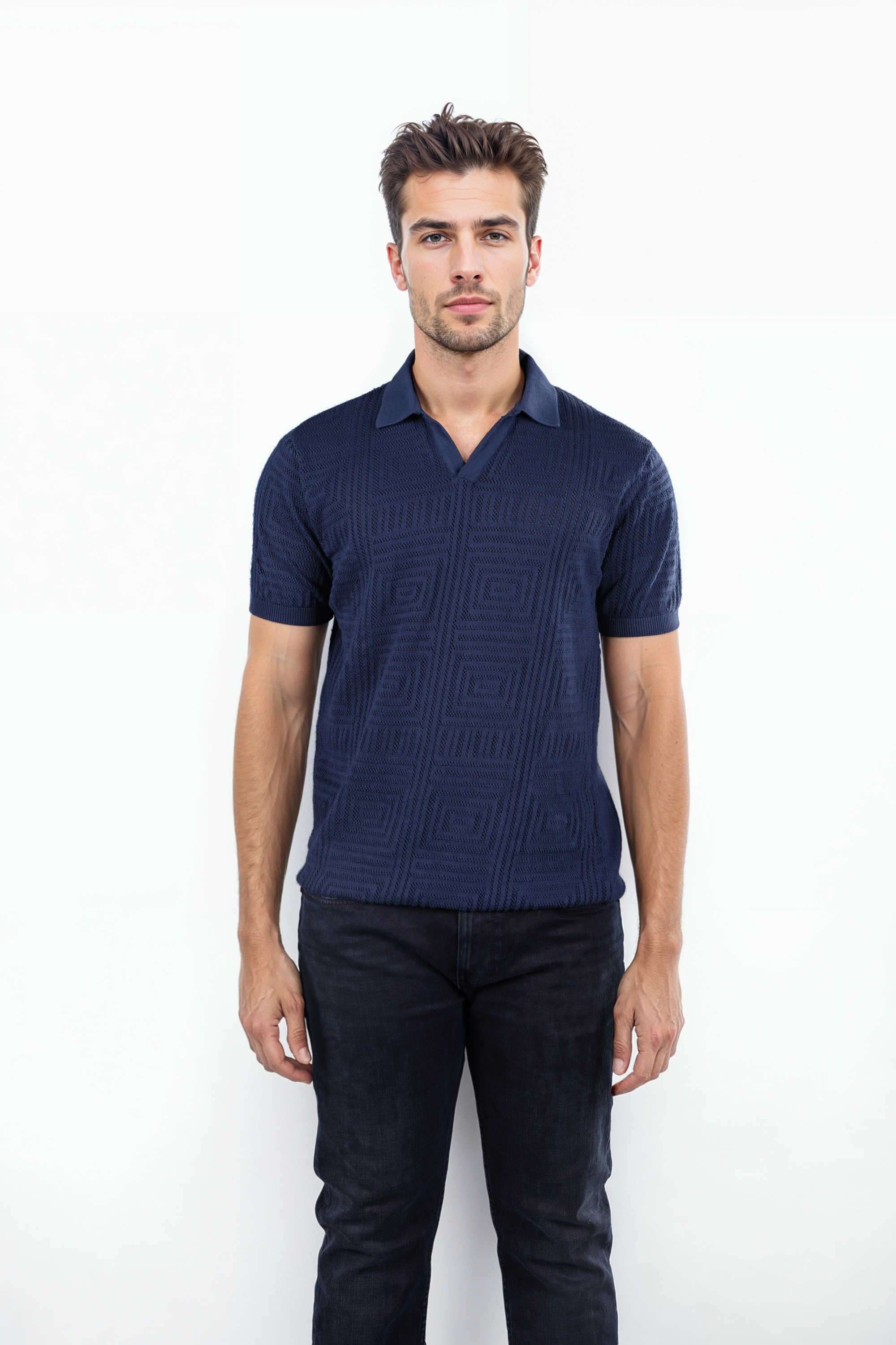 Solid-Cotton-Round-Neck-Men-s-T-Shirt