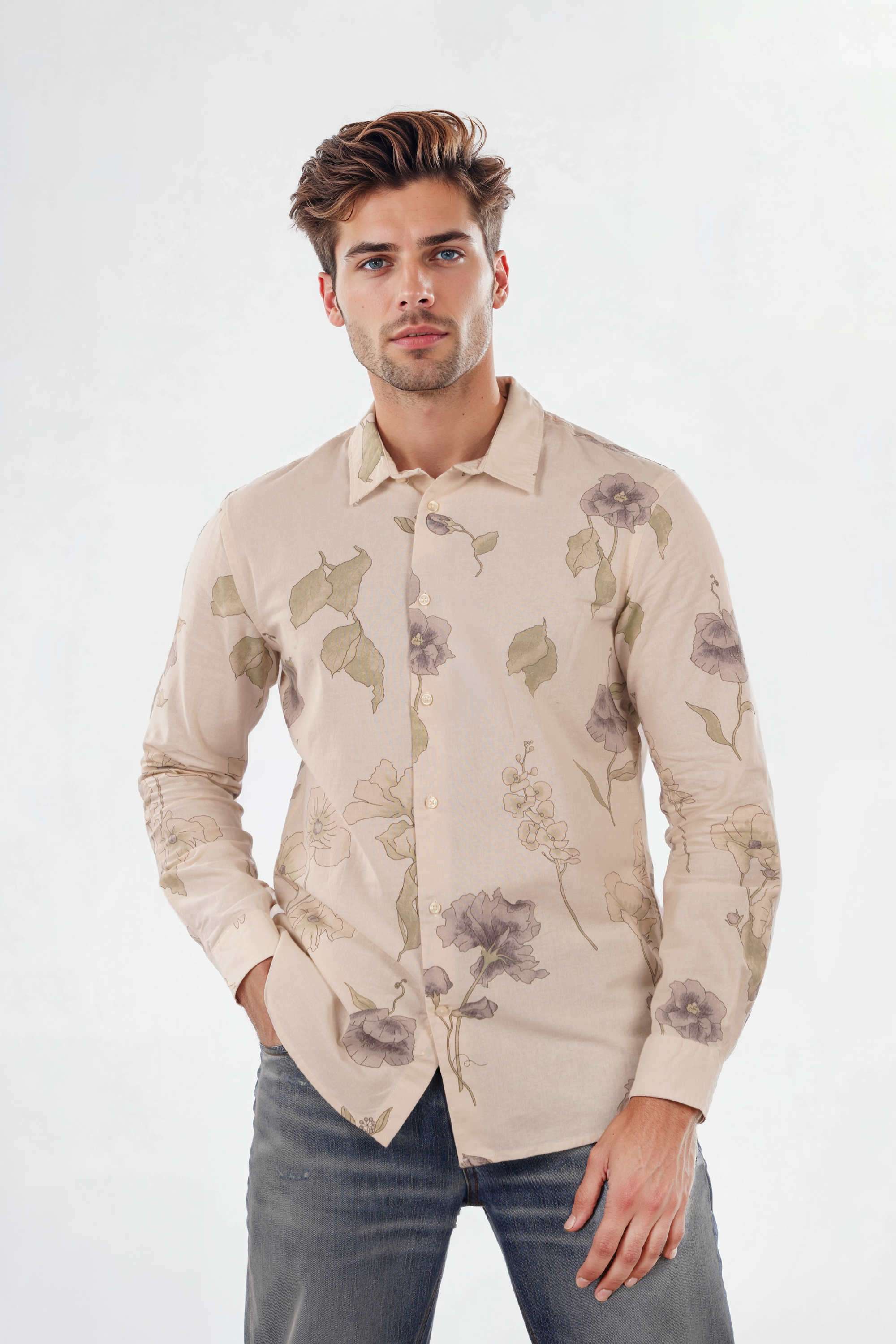 Printed-Cotton-Regular-Fit-Men-s-Casual-Wear-Shirt