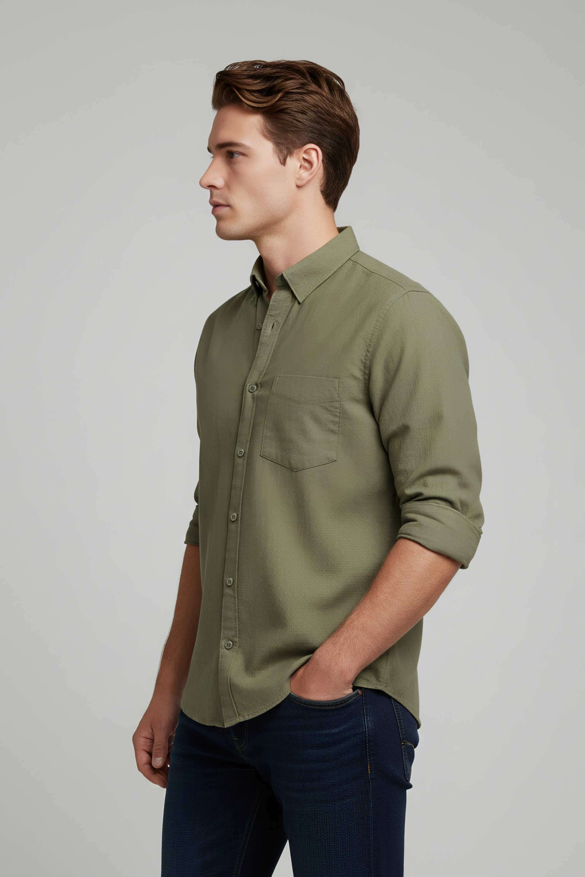 Solid-Linen-Regular-Fit-Men-s-Casual-Shirt