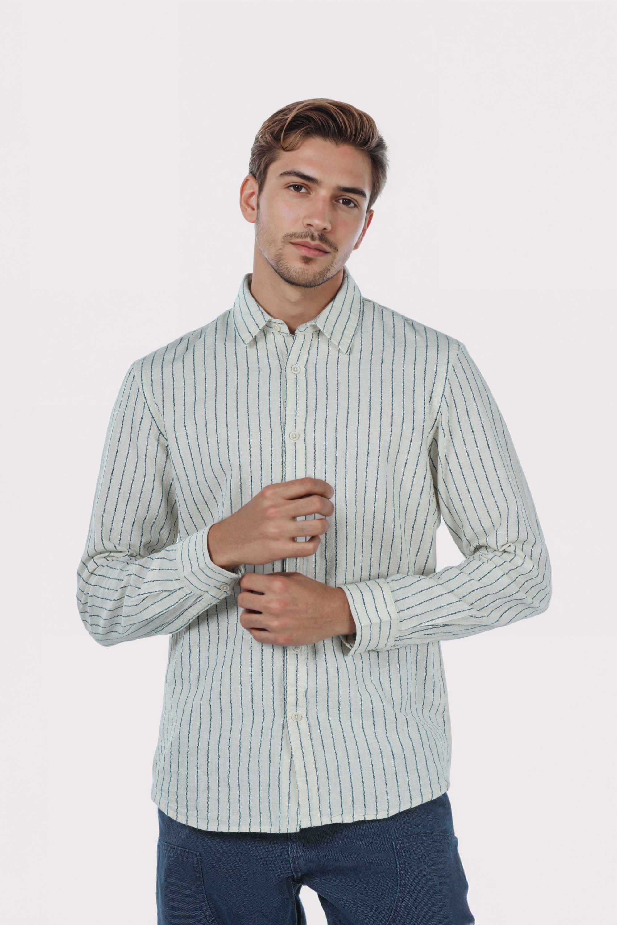 Solid-Cotton-Regular-Fit-Men-s-Casual-Shirt