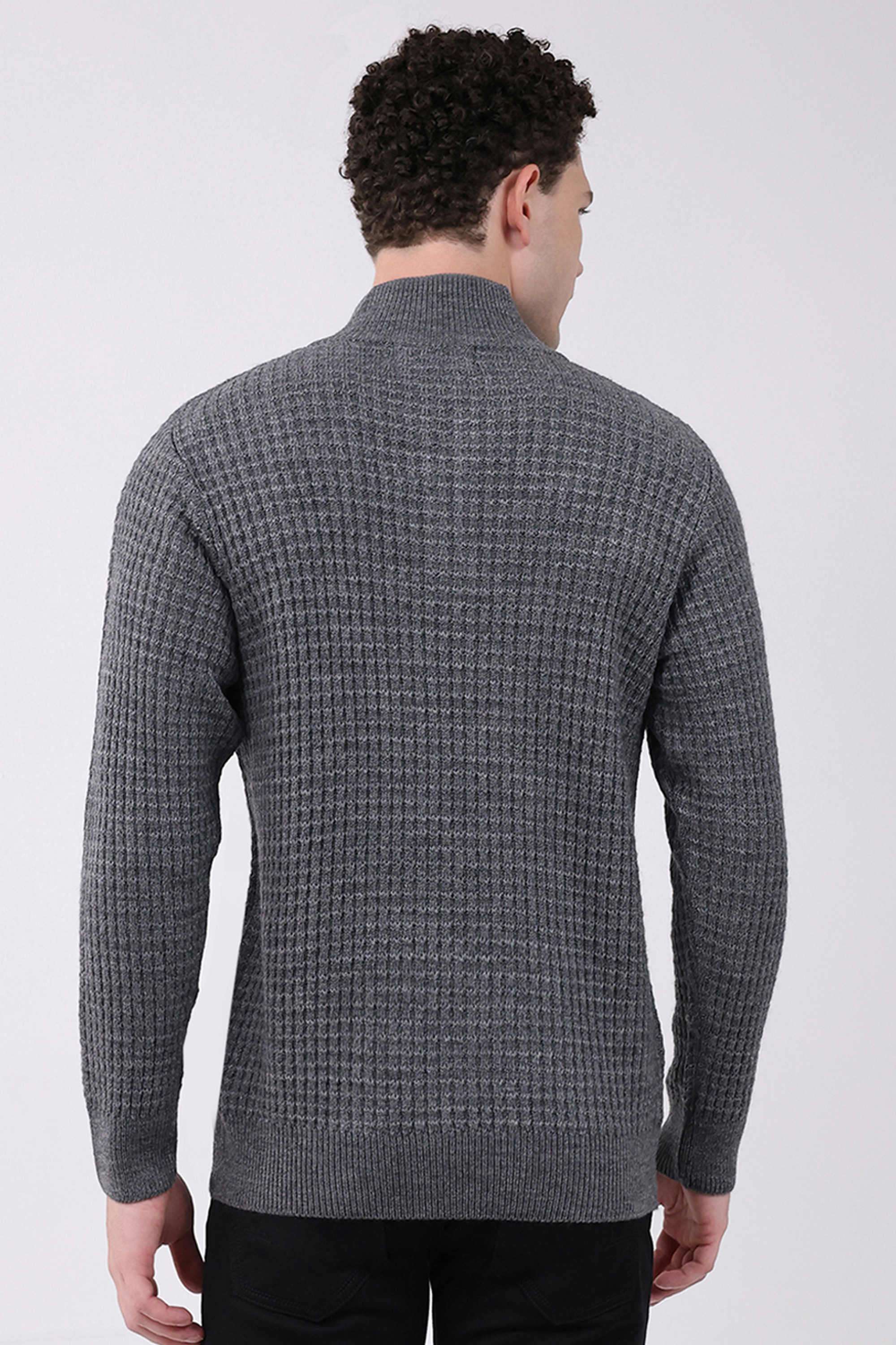 Solid-Wool-Regular-Fit-Men-Pullover