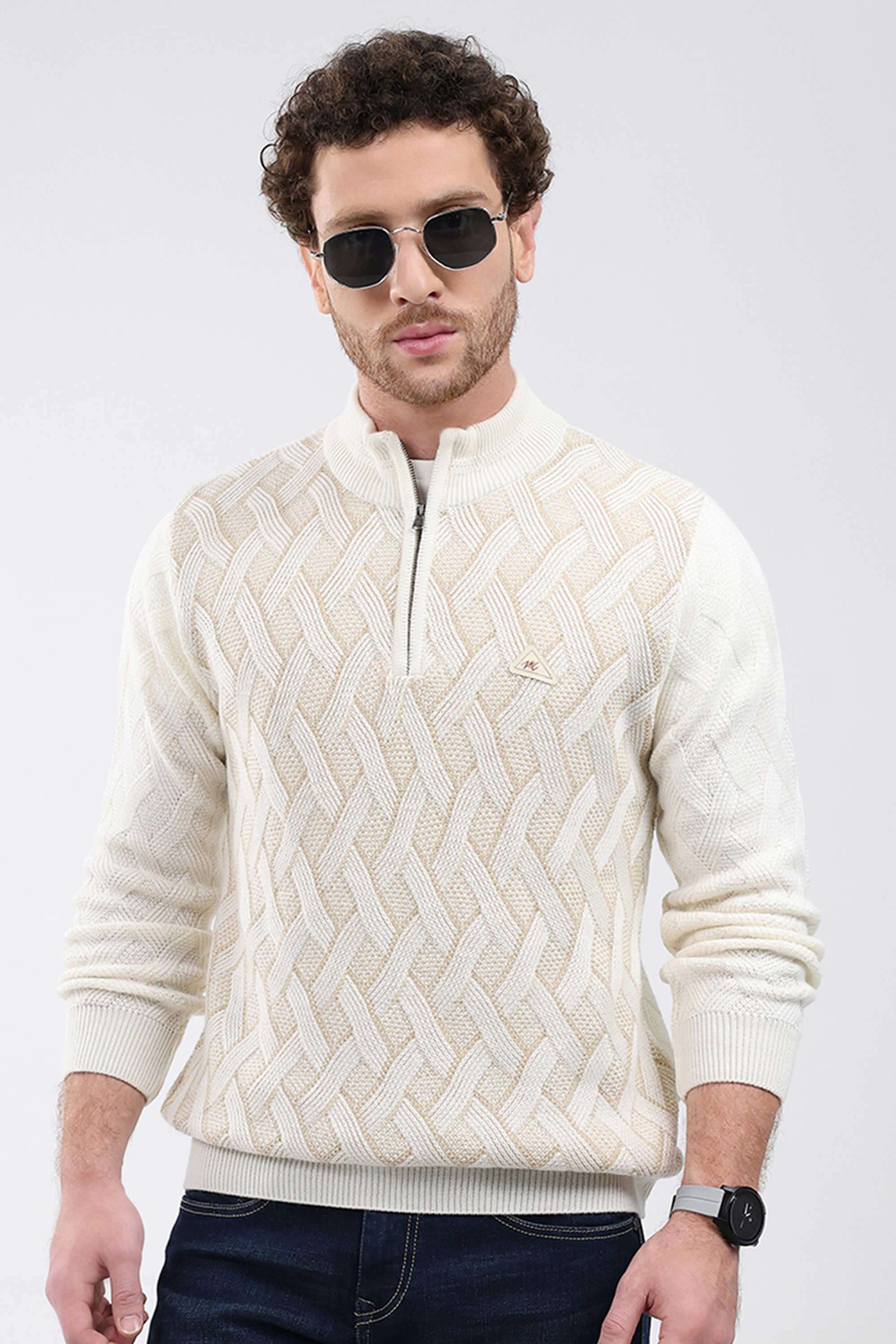 Solid-Wool-Round-Neck-Men-s-Pullover
