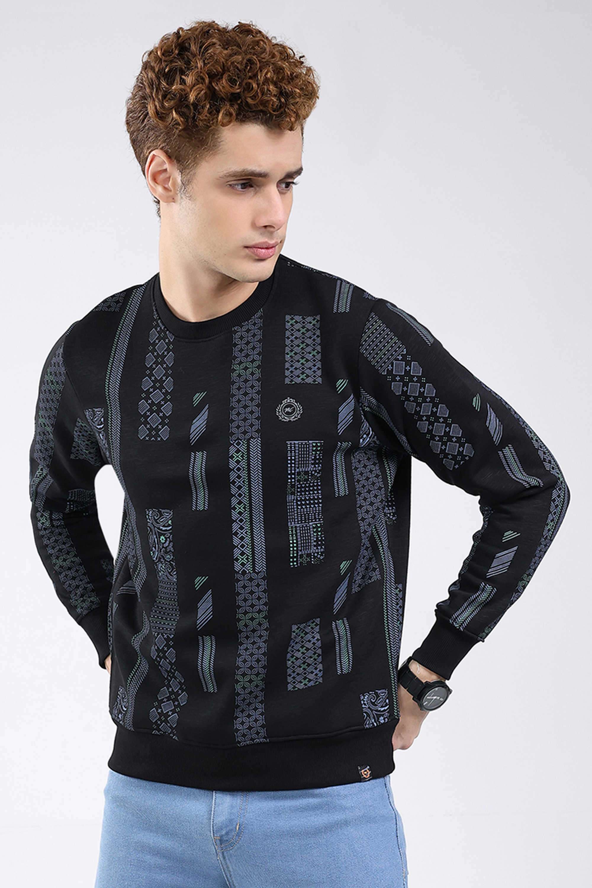 Solid-Cotton-Round-Neck-Men-s-Sweatshirt