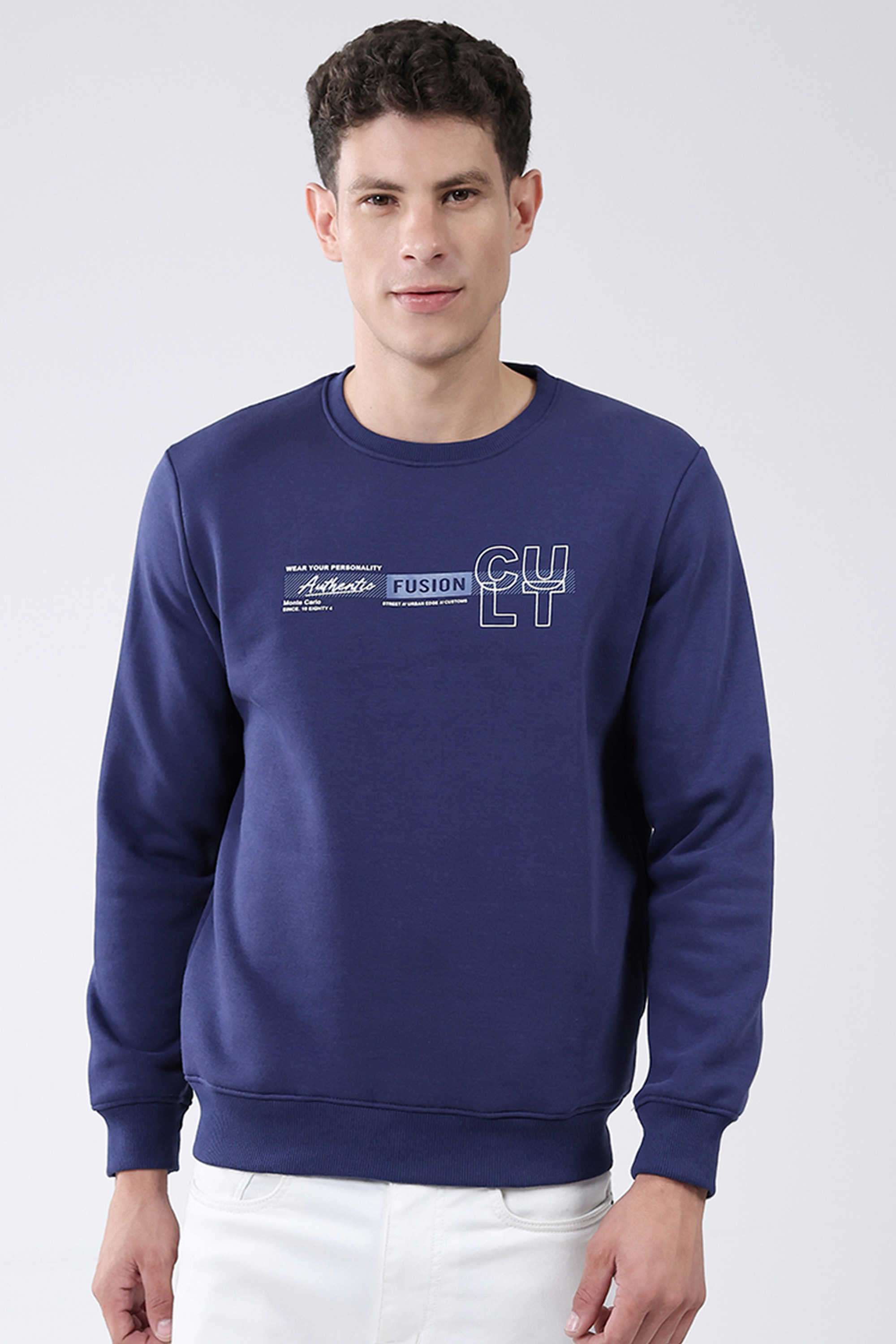 Solid-Cotton-Round-Neck-Men-s-Sweatshirt
