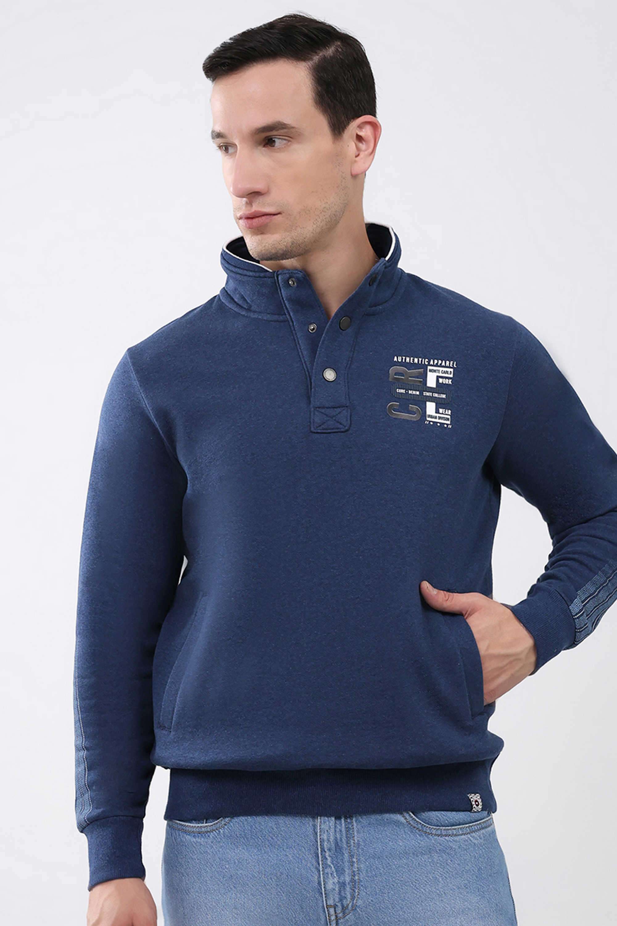 Solid-Cotton-Round-Neck-Men-s-Sweatshirt