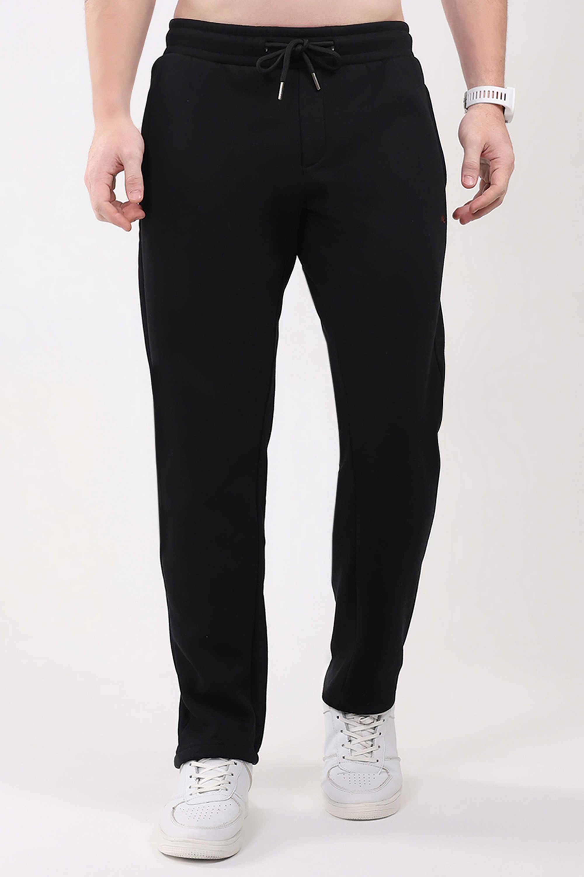 Solid-Cotton-Regular-Fit-Men-s-Track-Pants