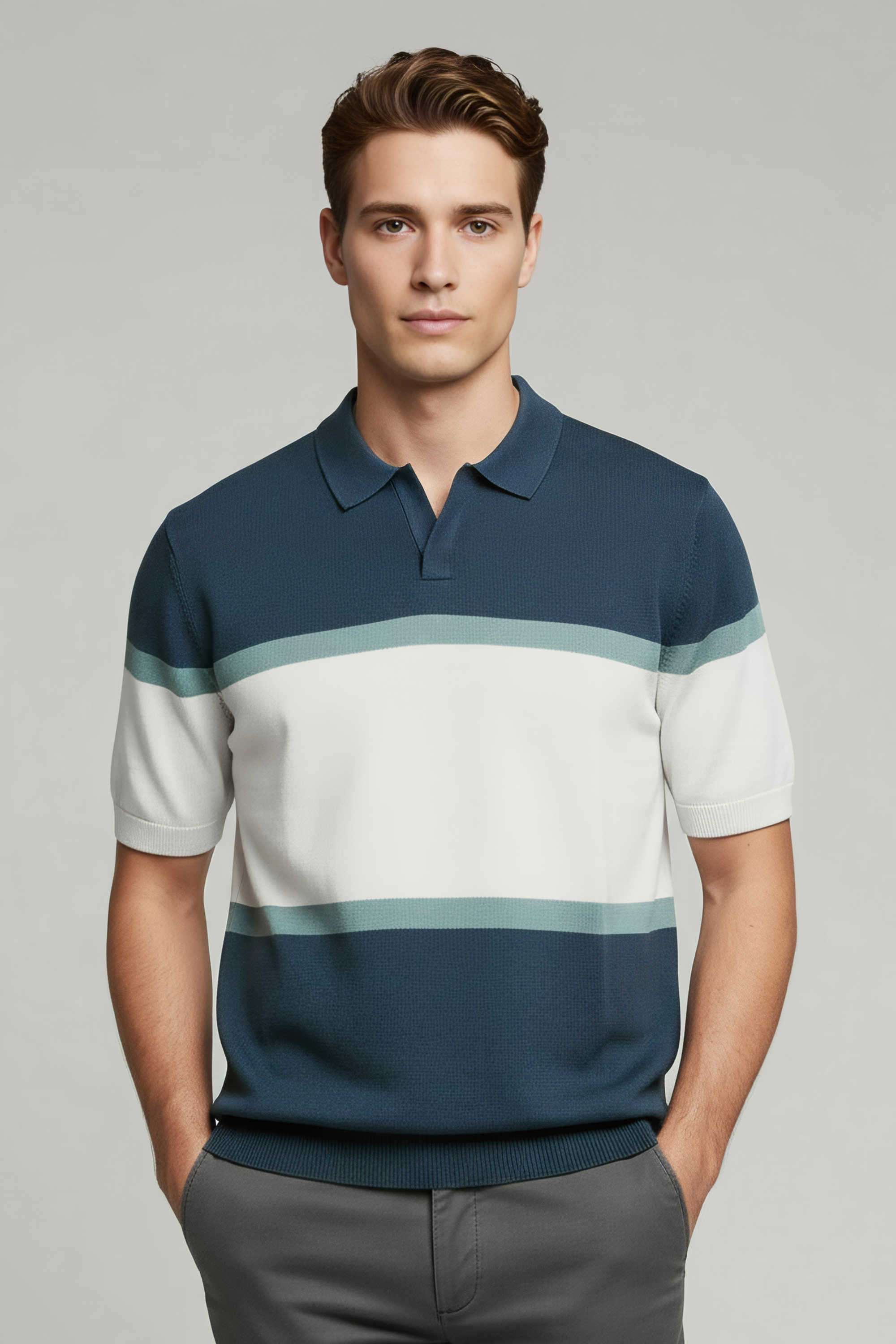 Solid-Cotton-Round-Neck-Men-s-T-Shirt