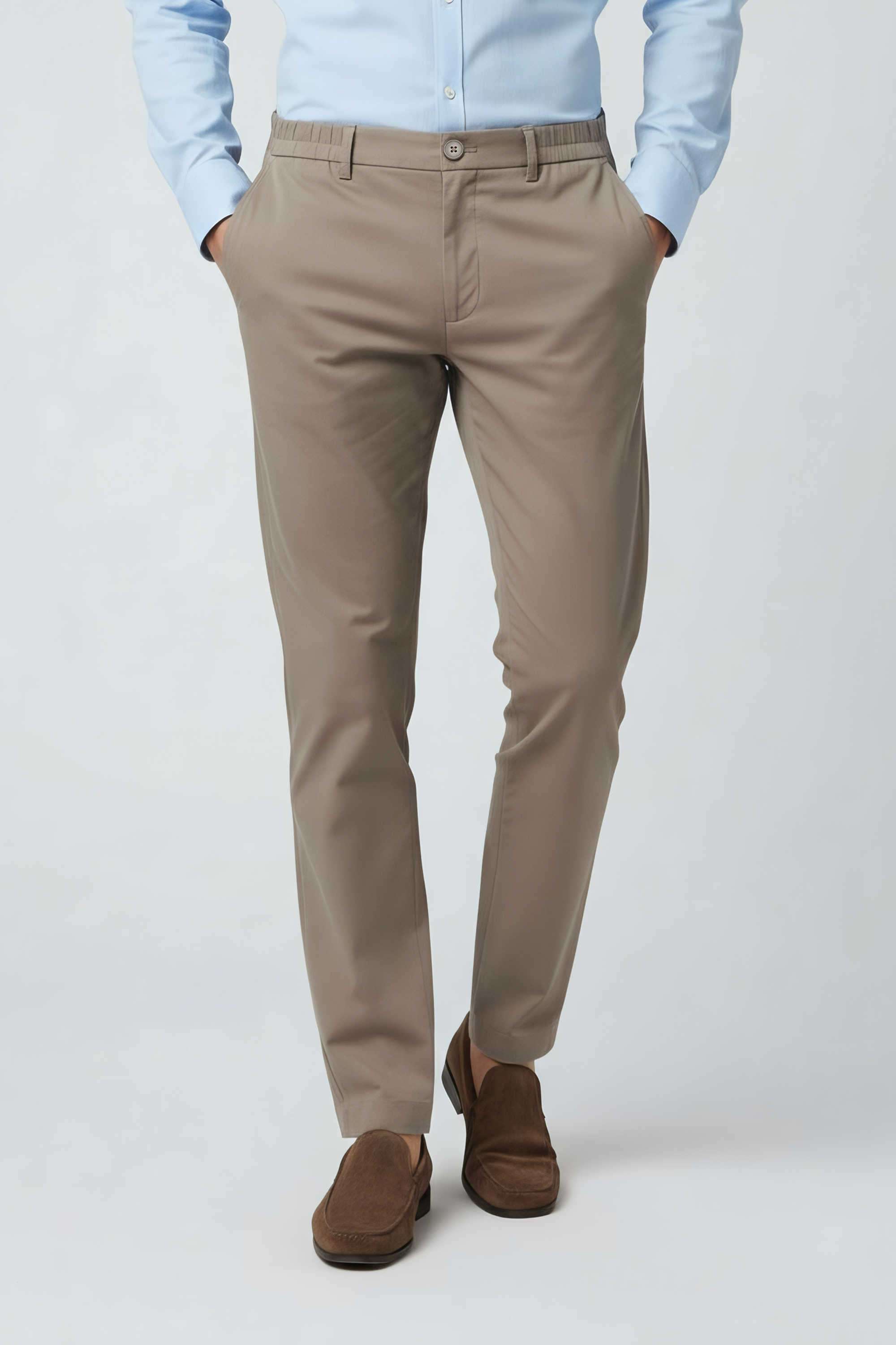 Solid-Cotton-Regular-Fit-Men-s-Casual-Trousers
