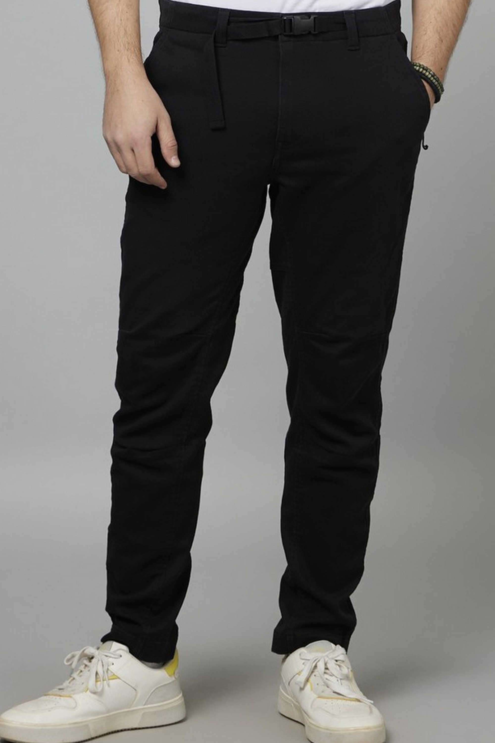 Solid-Cotton-Regular-Fit-Men-s-Casual-Trousers
