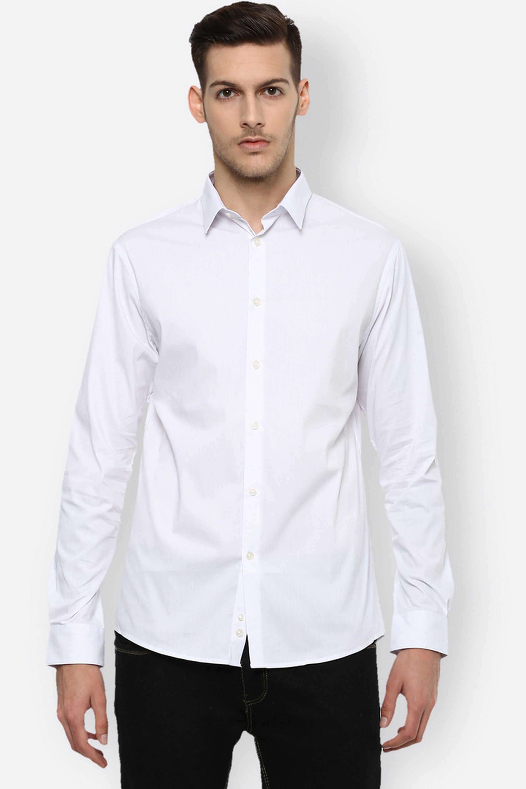 Solid-Cotton-Regular-Fit-Men-s-Casual-Shirt