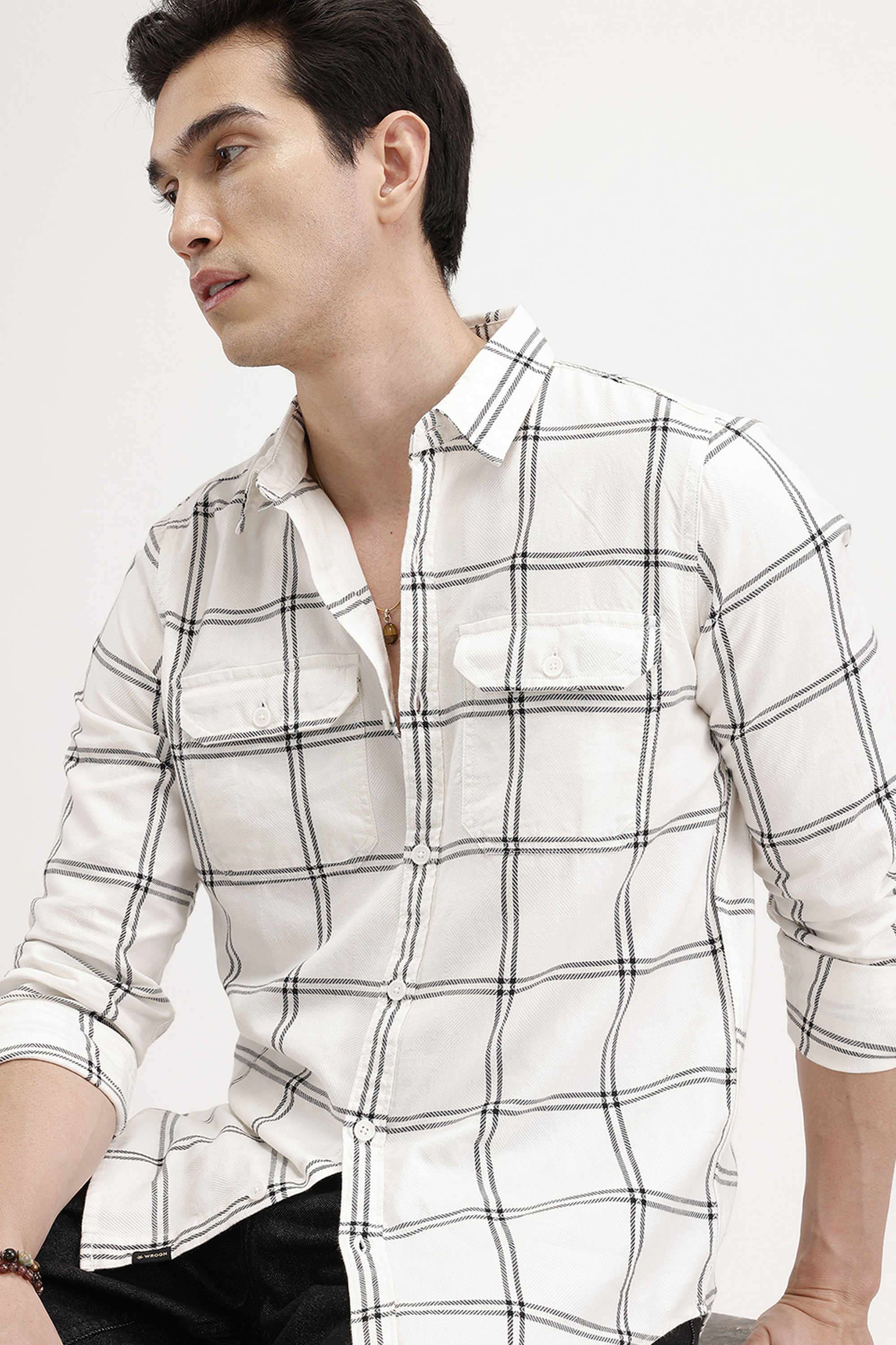 Checks-Cotton-Regular-Fit-Men-s-Casual-Wear-Shirt
