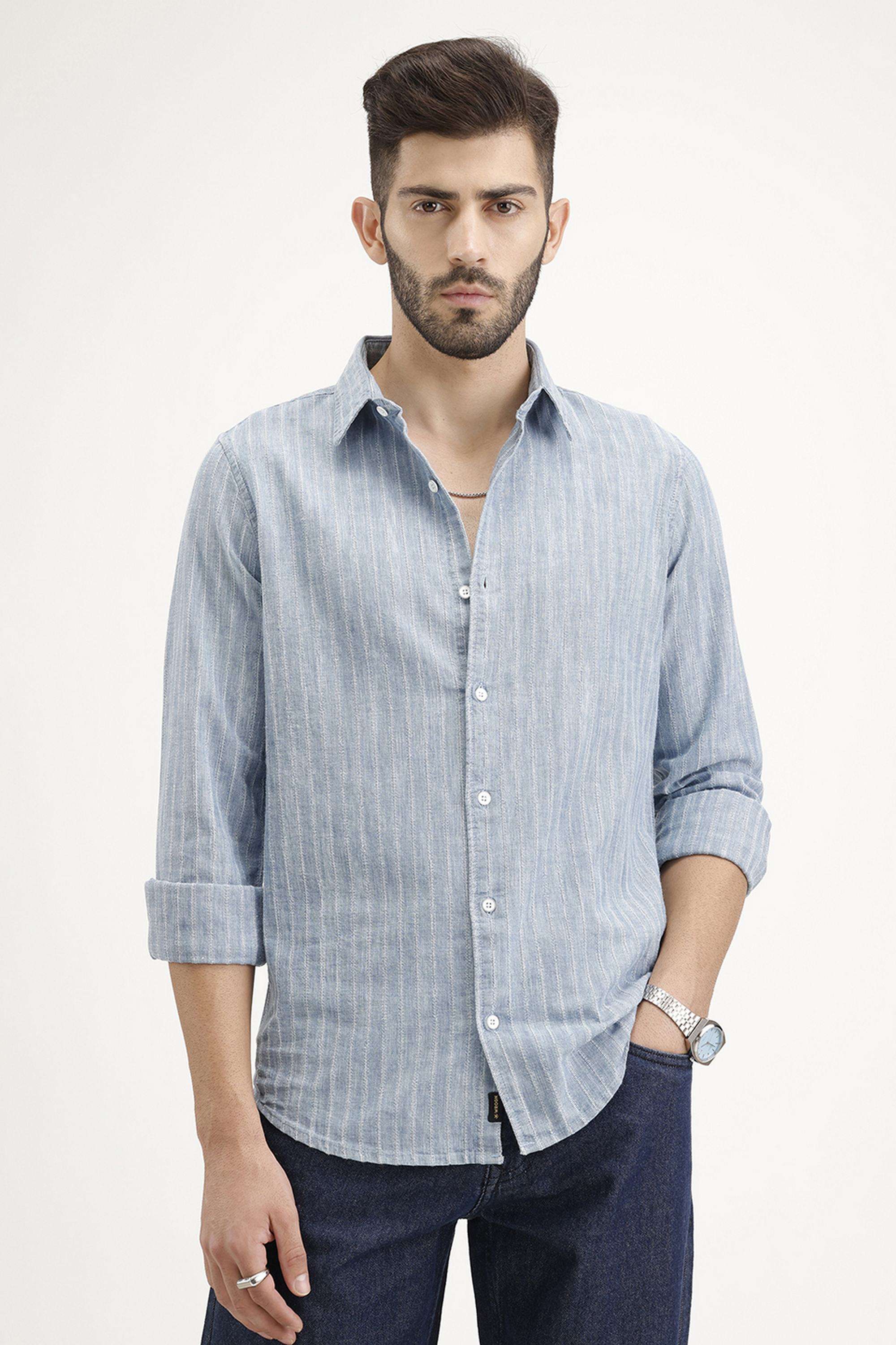 Solid-Cotton-Regular-Fit-Men-s-Casual-Shirt