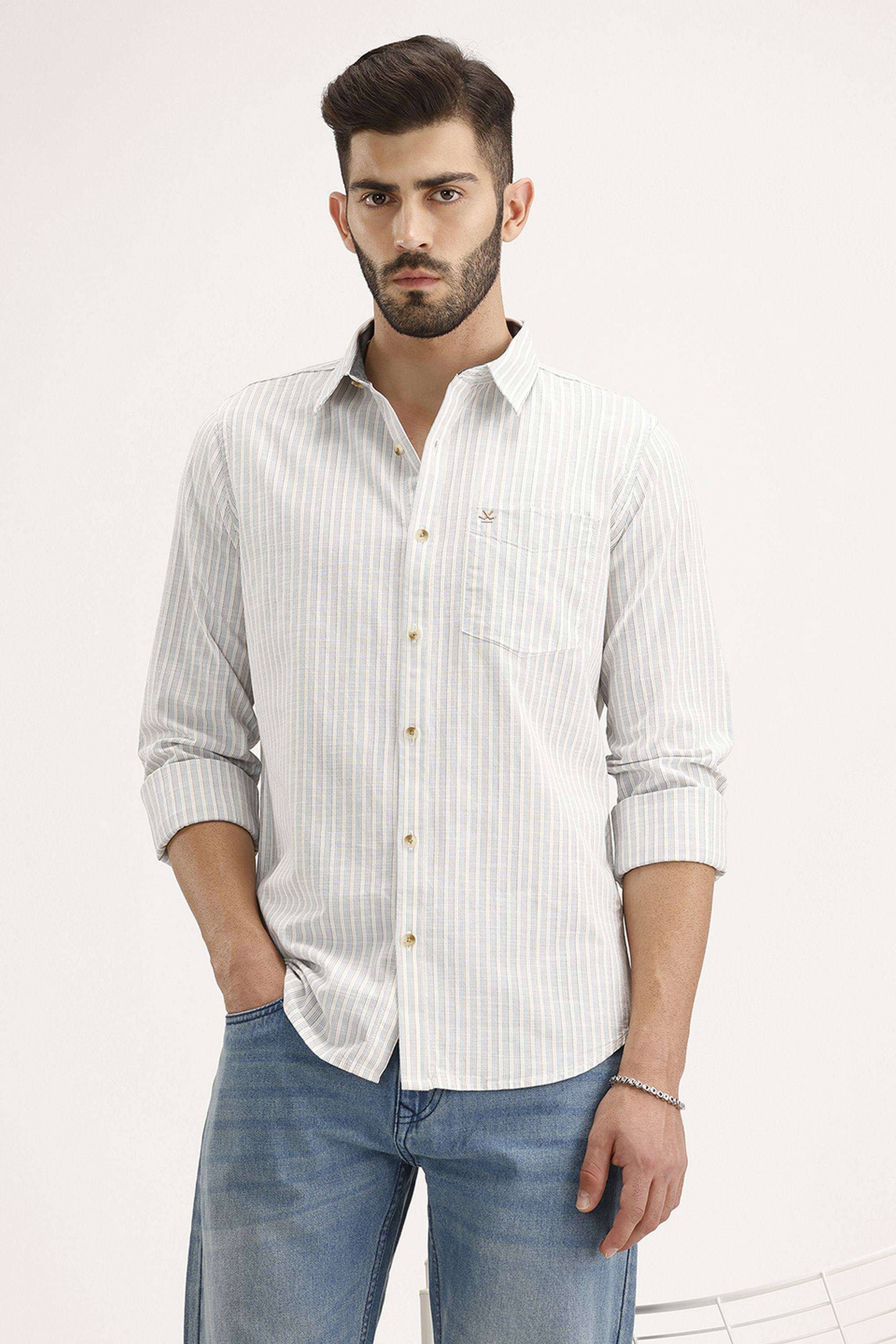 Solid-Cotton-Regular-Fit-Men-s-Casual-Shirt