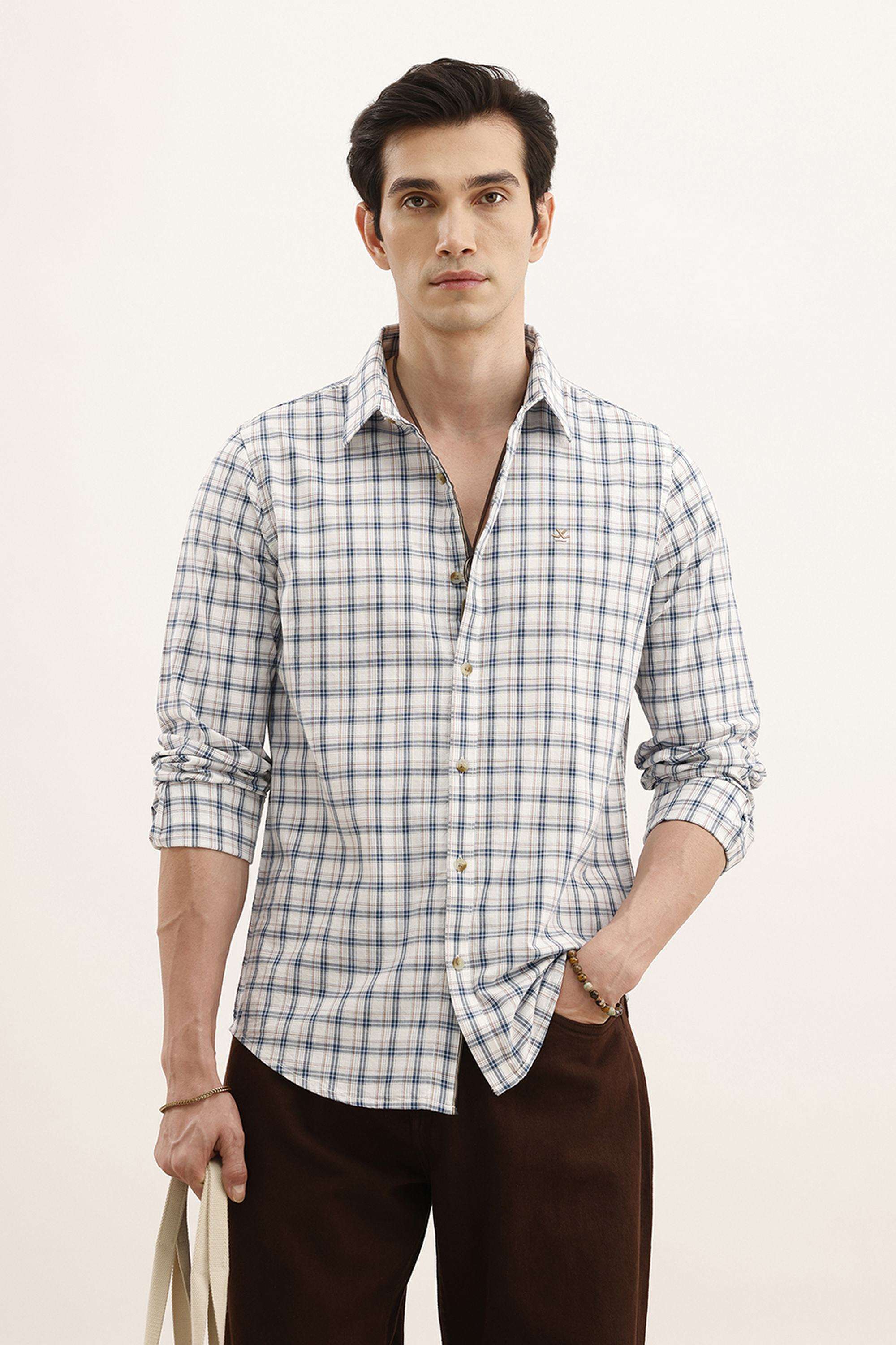 Solid-Cotton-Regular-Fit-Men-s-Casual-Shirt