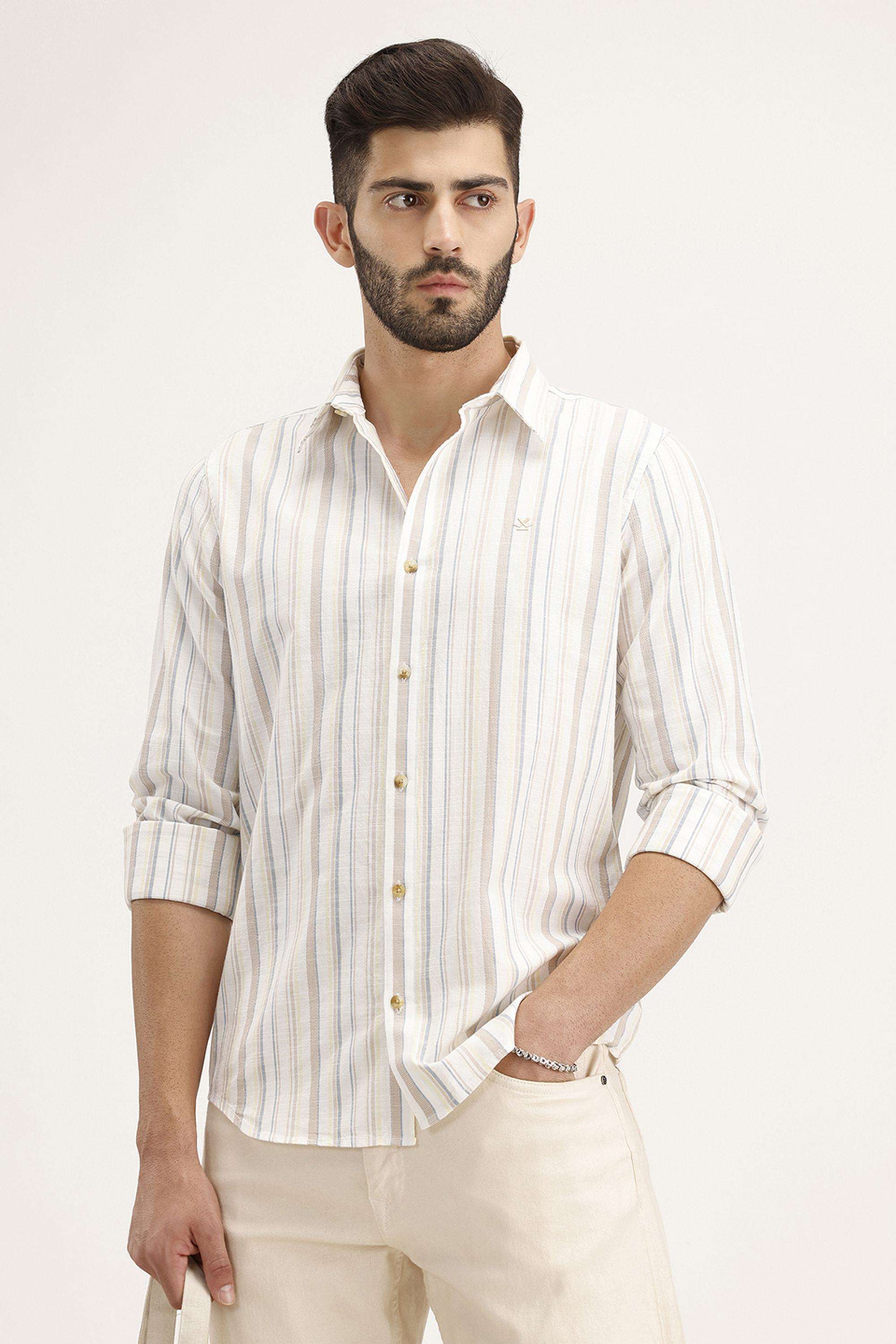 Solid-Cotton-Regular-Fit-Men-s-Casual-Shirt