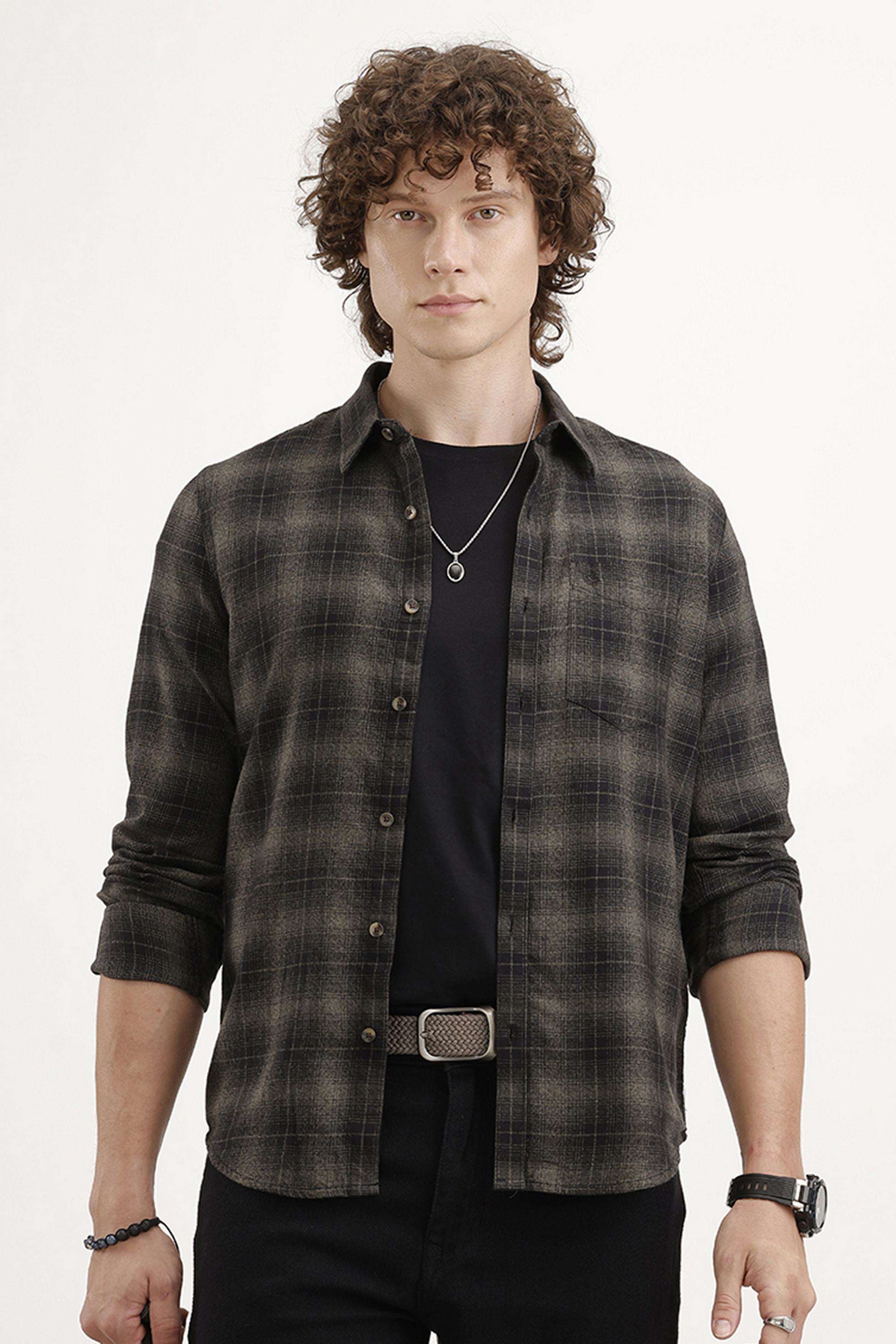 Solid-Cotton-Regular-Fit-Men-s-Casual-Shirt