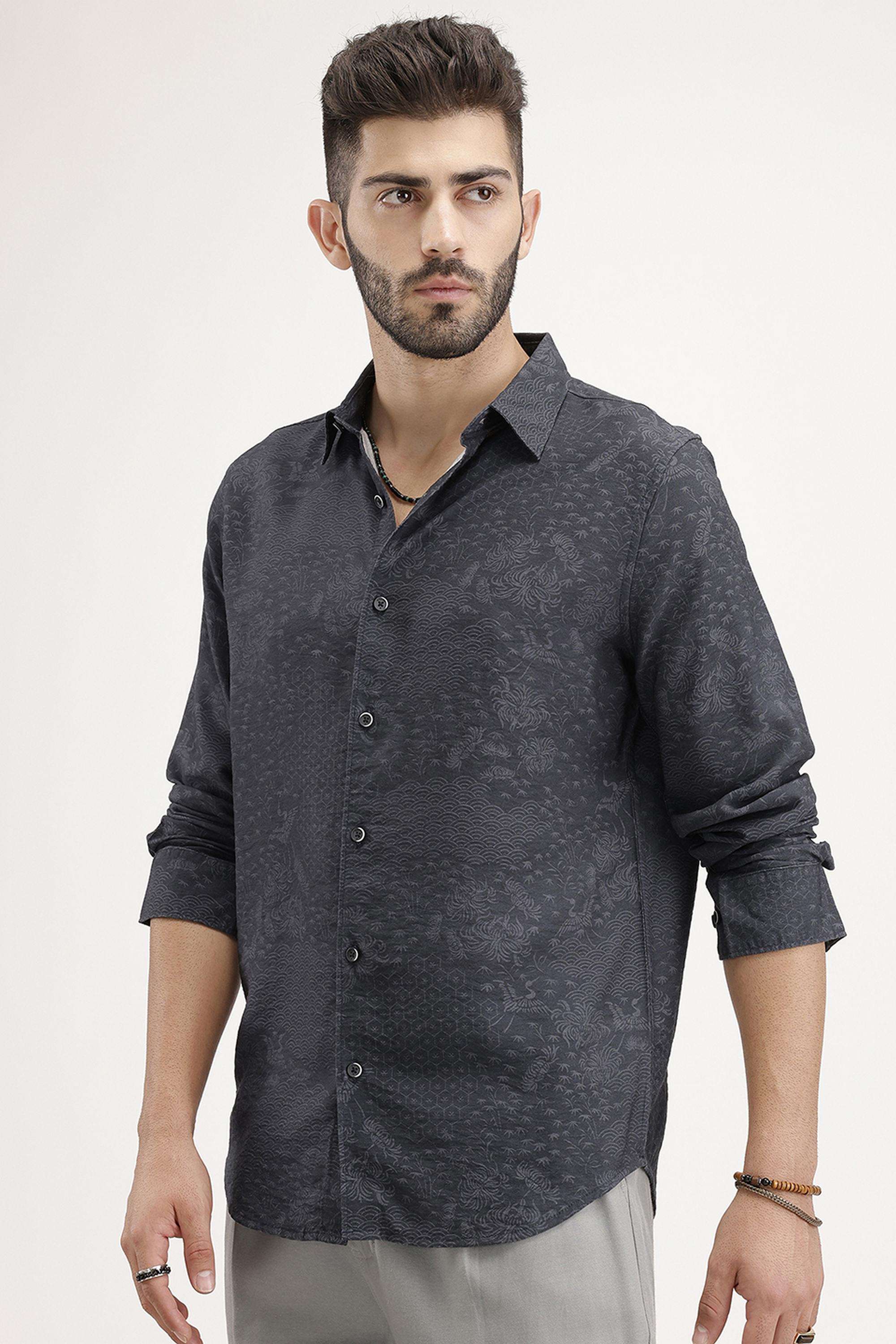 Solid-Cotton-Regular-Fit-Men-s-Casual-Shirt