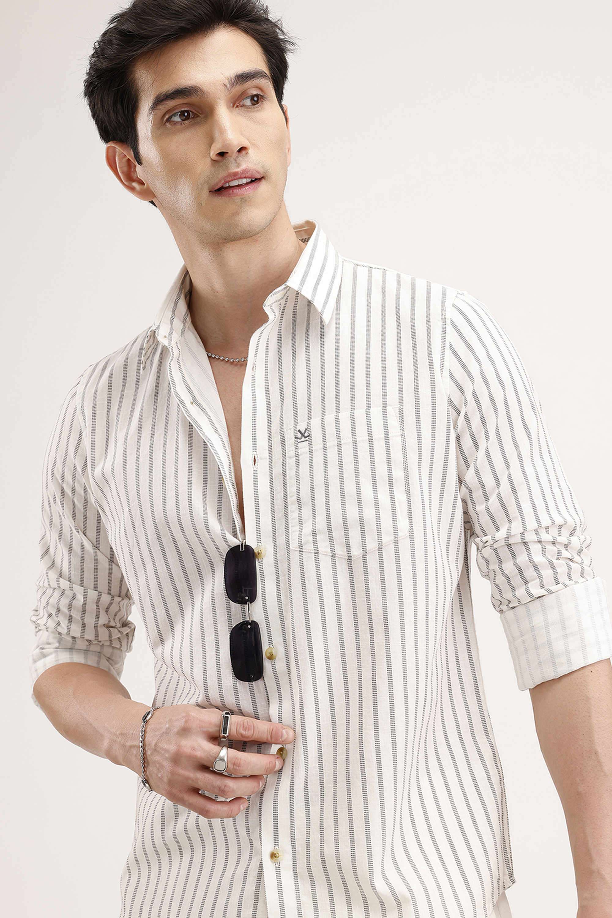 Stripes-Cotton-Regular-Fit-Men-s-Casual-Wear-Shirt