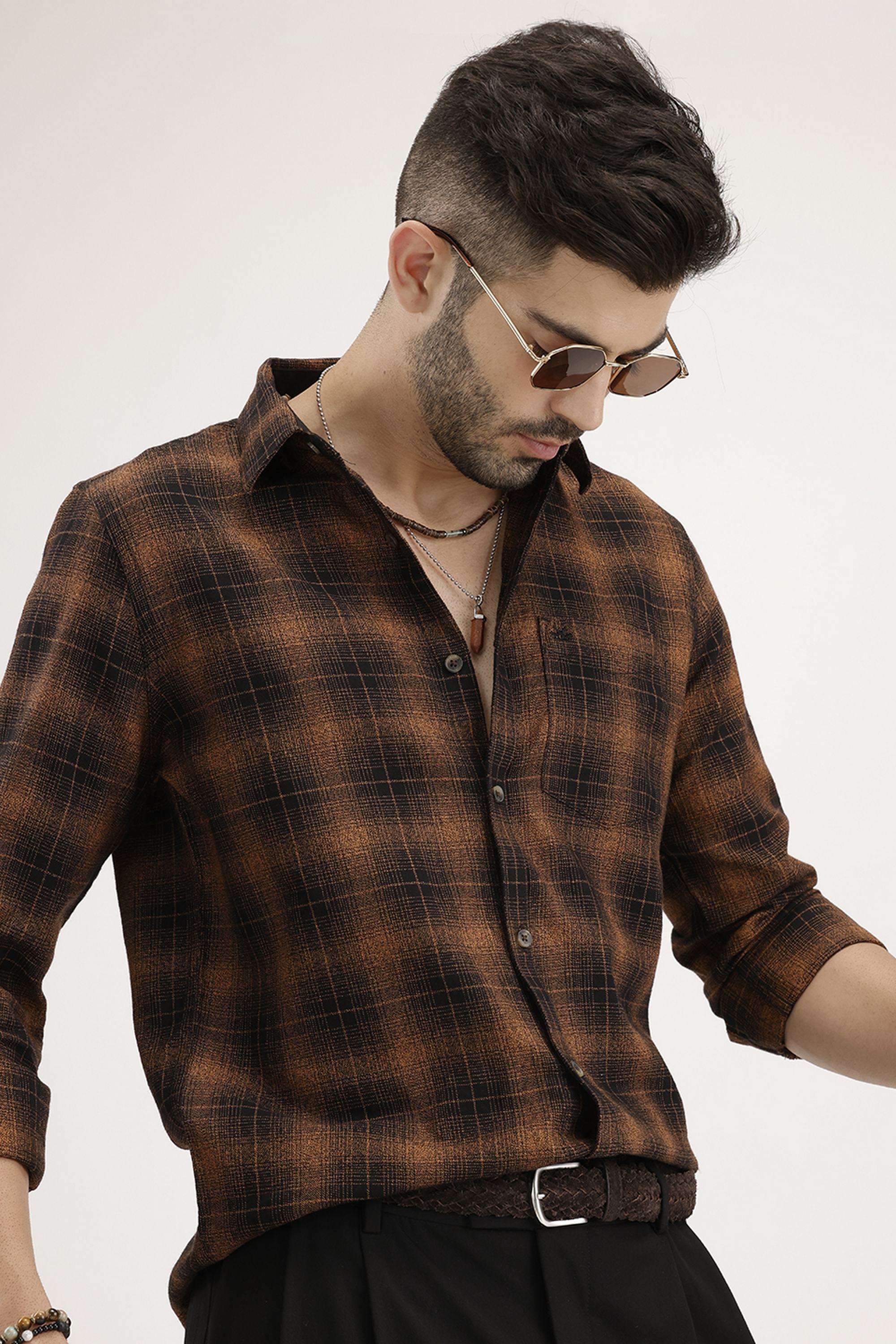 Solid-Cotton-Regular-Fit-Men-s-Casual-Shirt