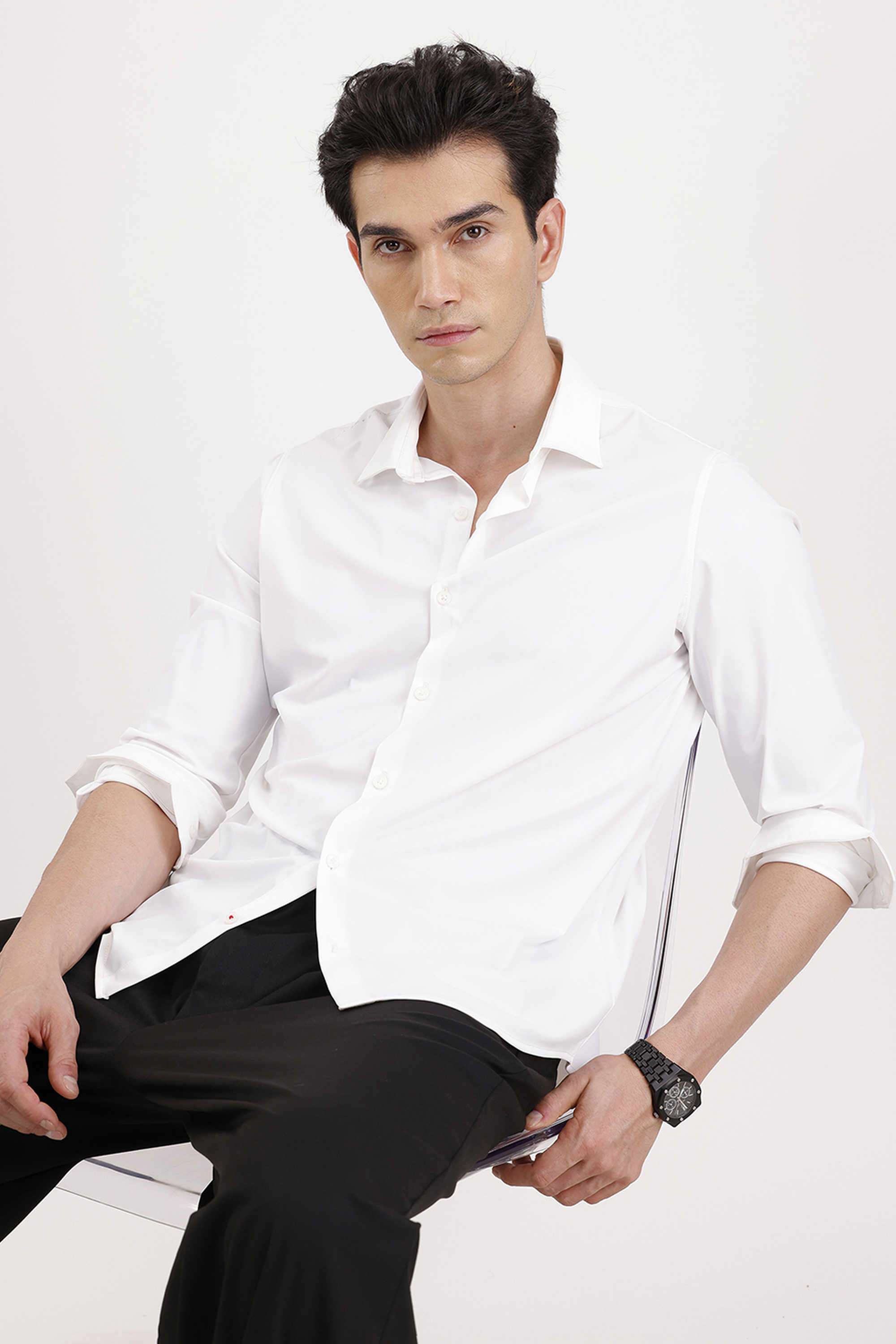 Solid-Cotton-Regular-Fit-Men-s-Casual-Wear-Shirt