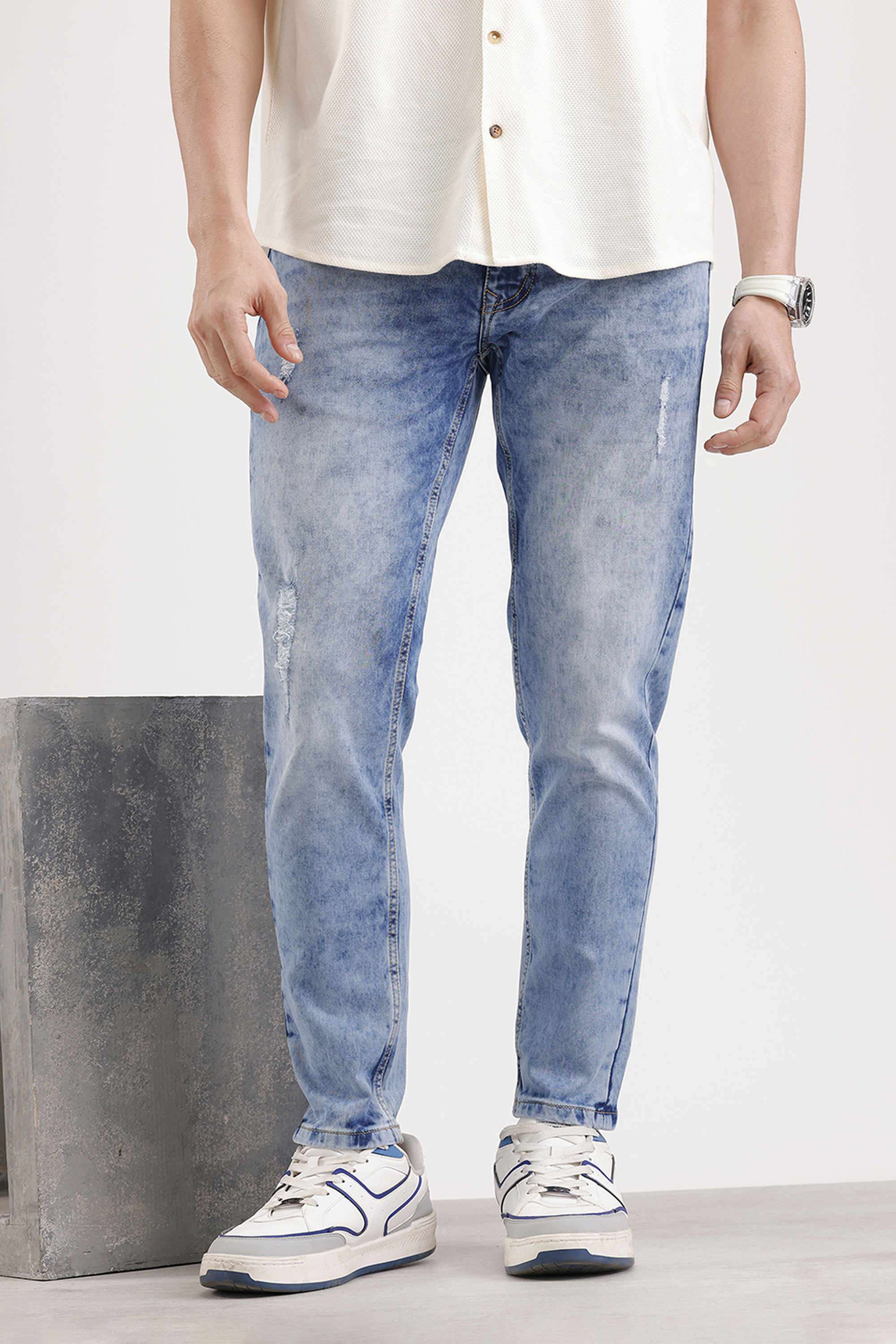 Light-Wash-Cotton-Regular-Fit-Men-s-Jeans
