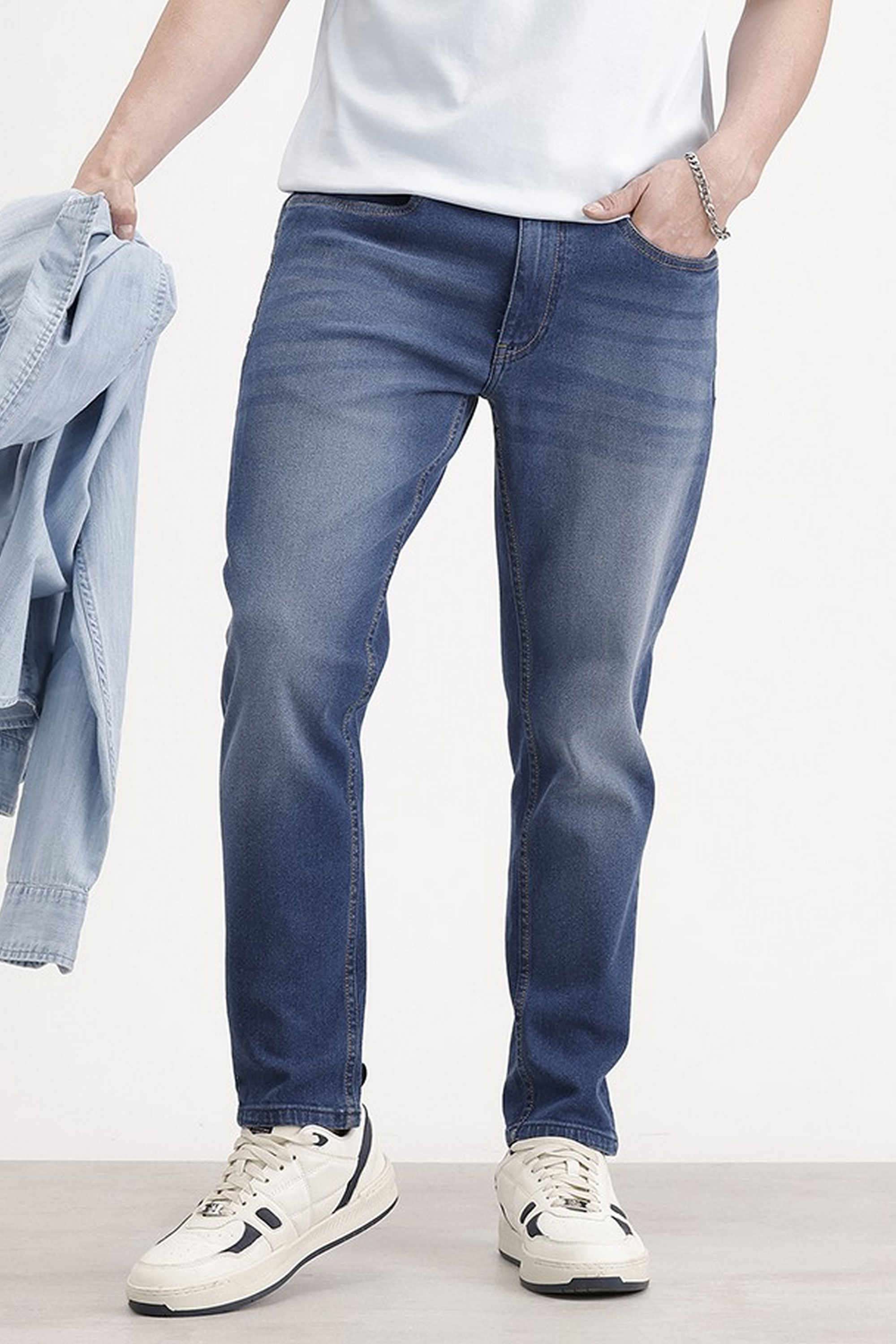 Light-Wash-Cotton-Regular-Fit-Men-s-Jeans