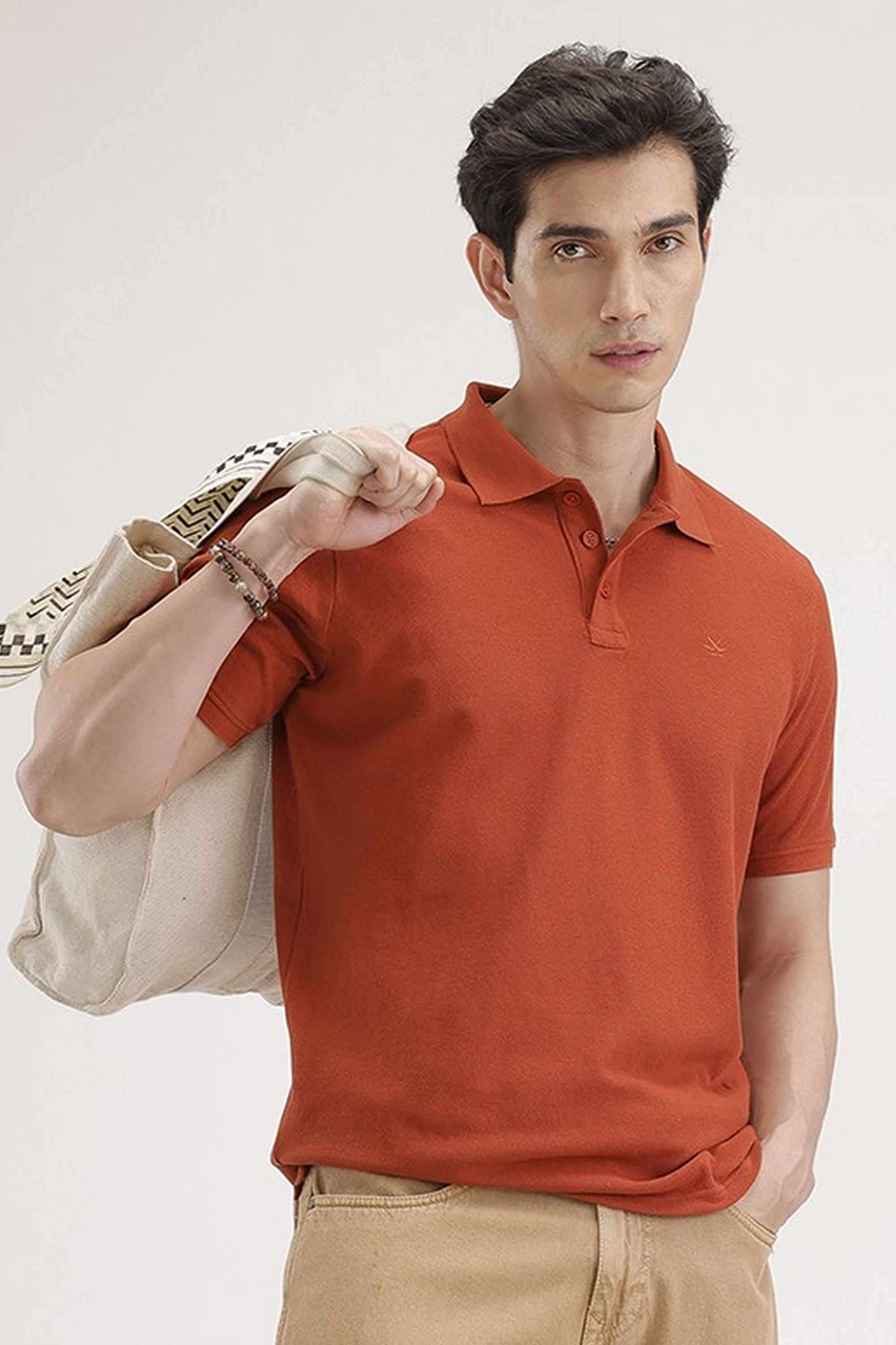 Solid-Cotton-Polo-Men-s-T-Shirt