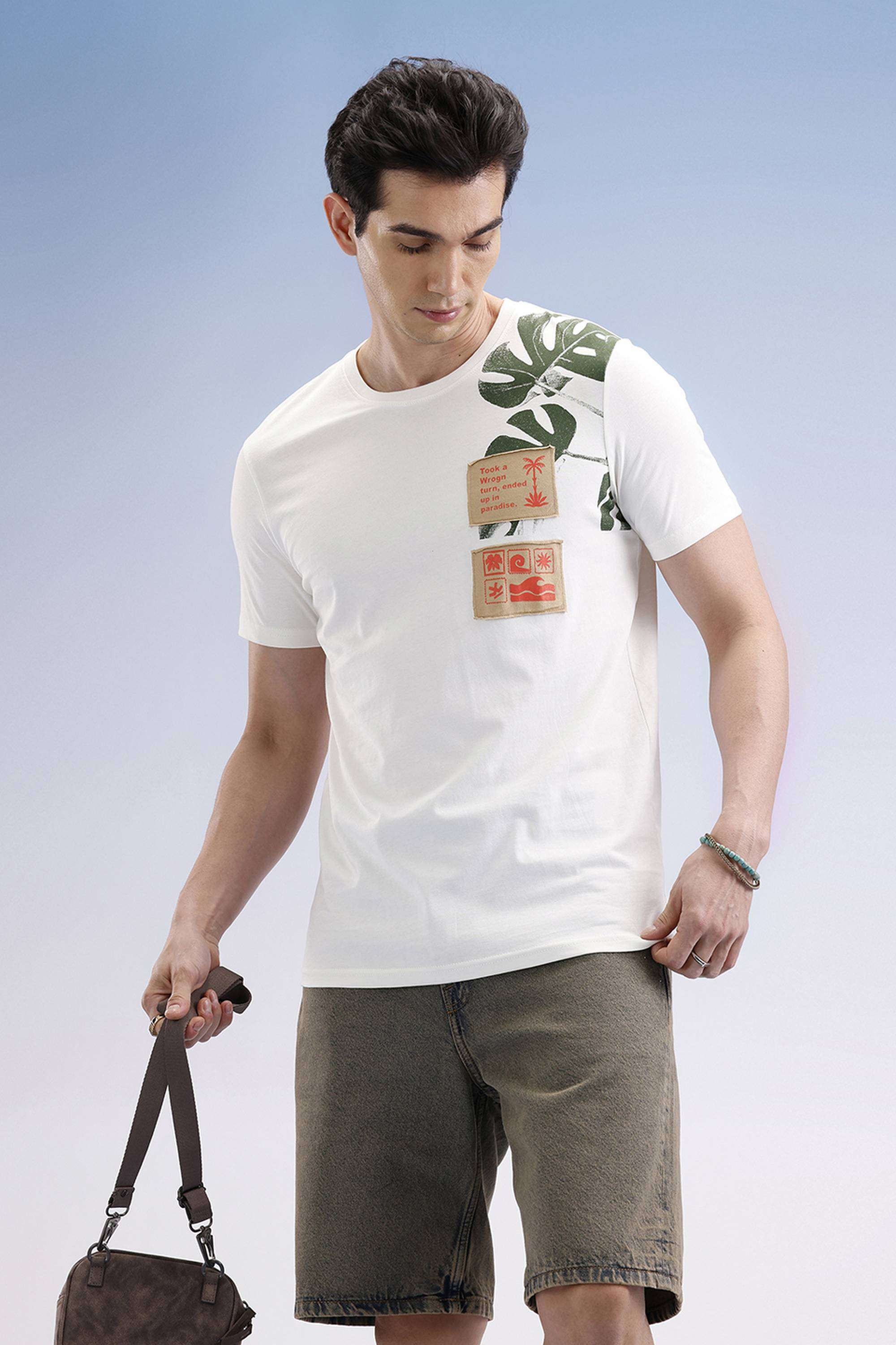 Solid-Cotton-Regular-Fit-Men-s-T-Shirt