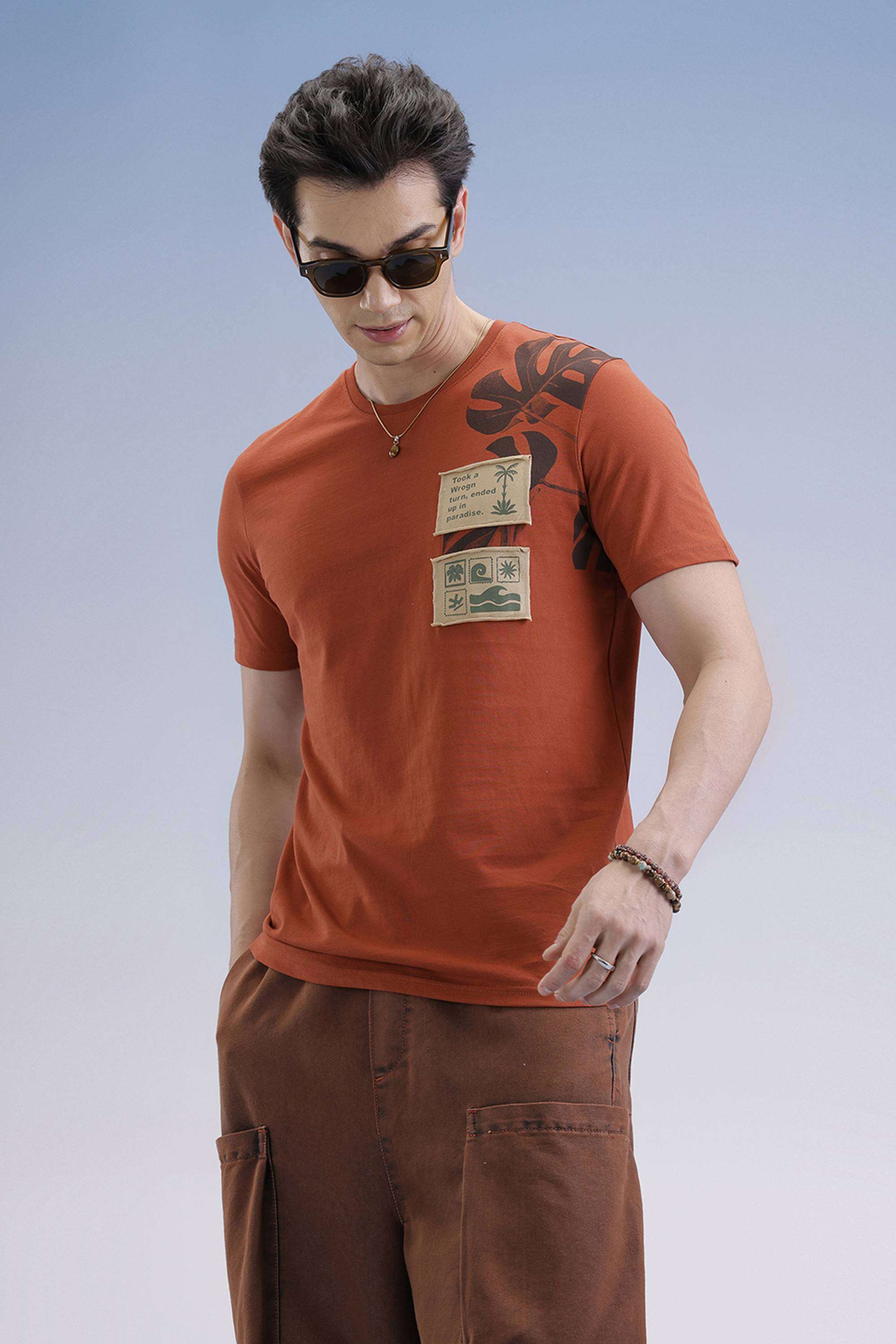 Solid-Cotton-Regular-Fit-Men-s-T-Shirt