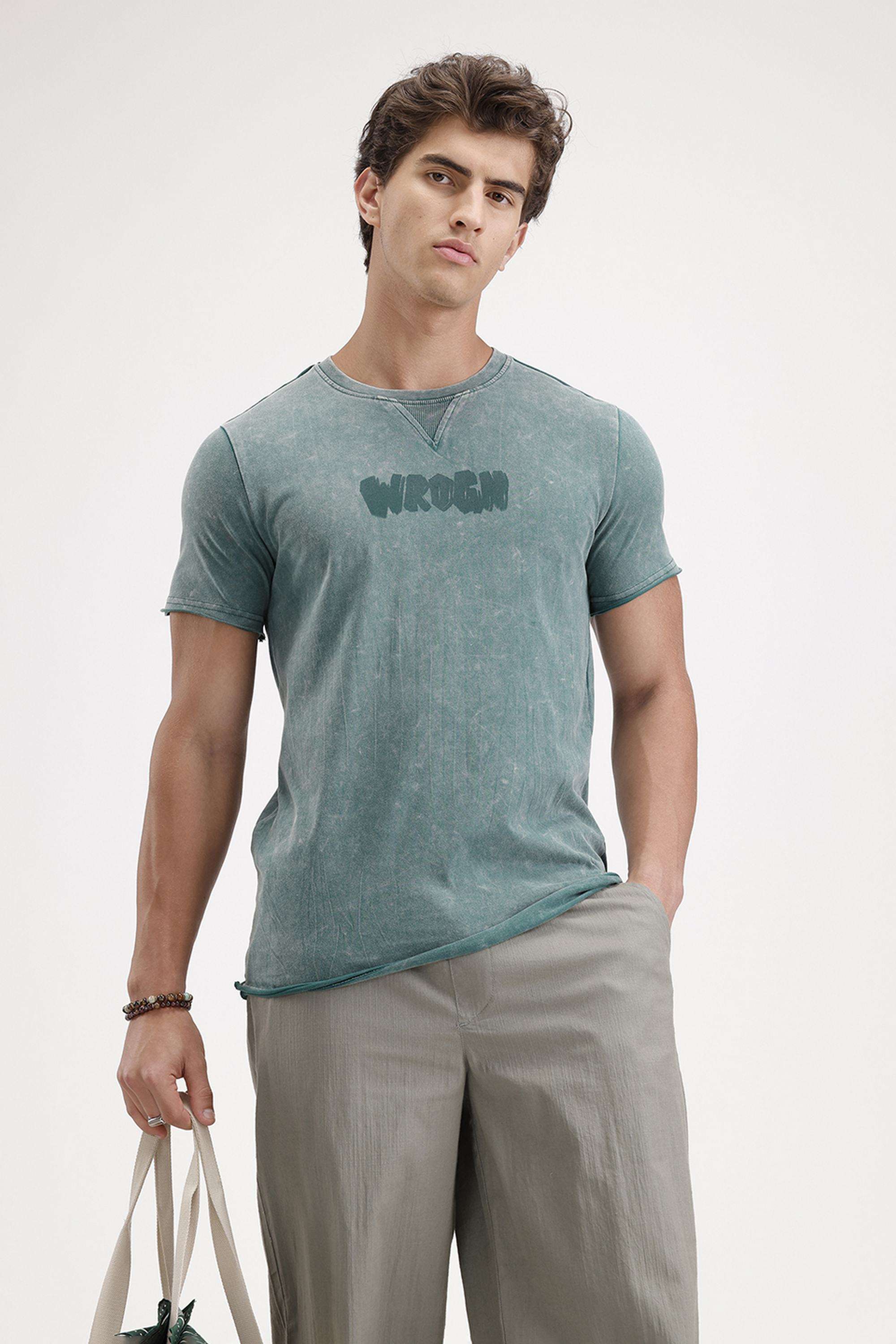 Solid-Cotton-Round-Neck-Men-s-T-Shirt