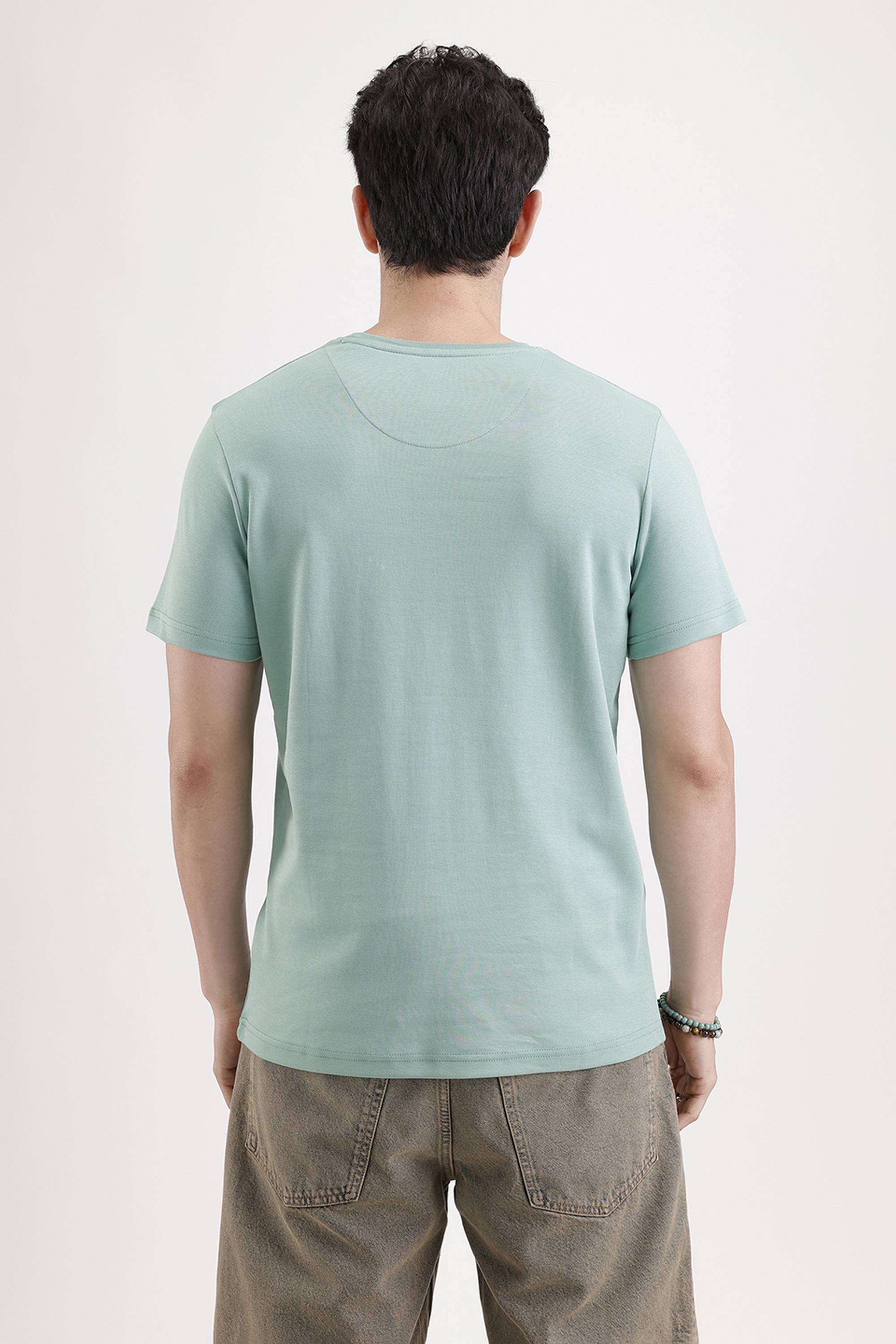 Solid-Cotton-Regular-Fit-Men-s-T-Shirt