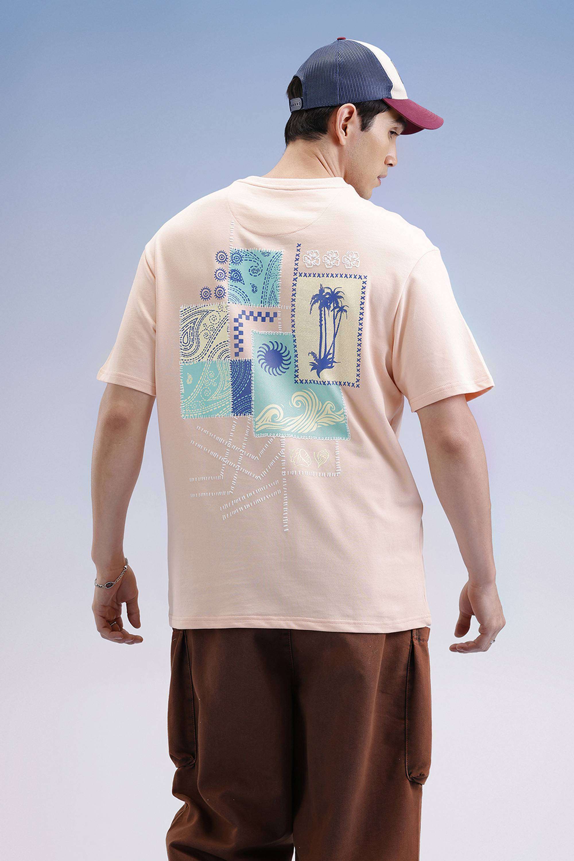 Solid-Cotton-Regular-Fit-Men-s-T-Shirt