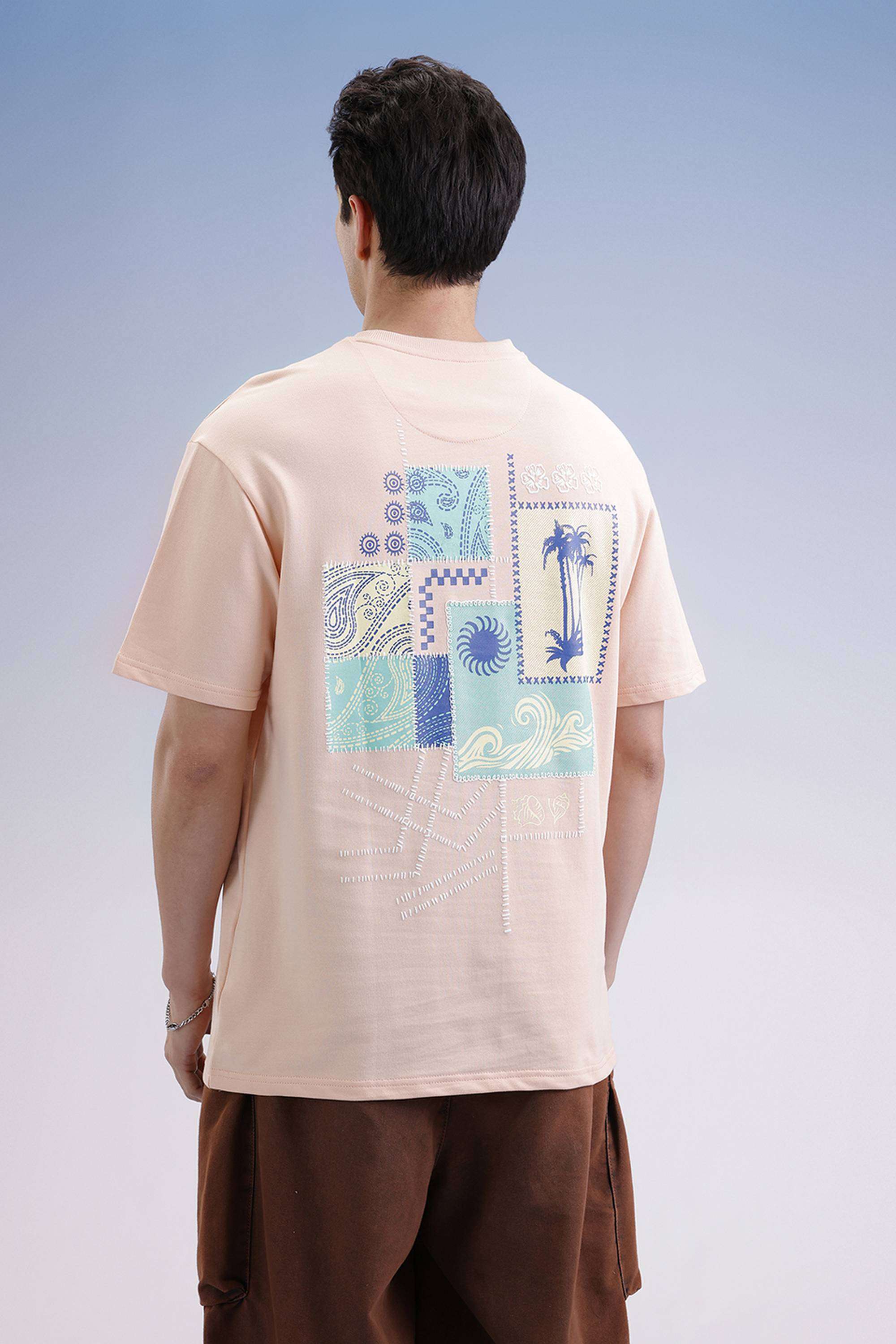 Solid-Cotton-Regular-Fit-Men-s-T-Shirt