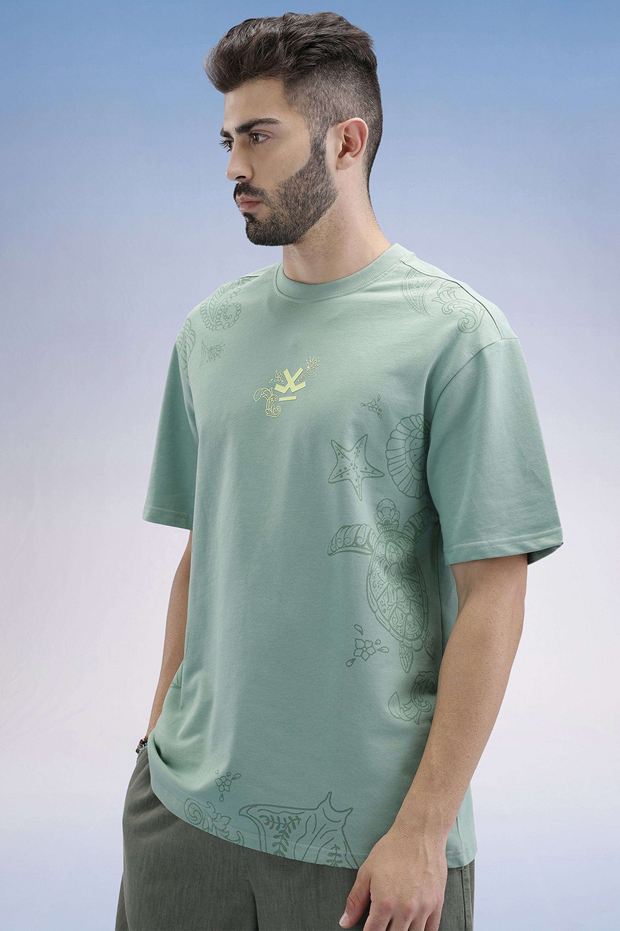 Solid-Cotton-Round-Neck-Men-s-T-Shirt