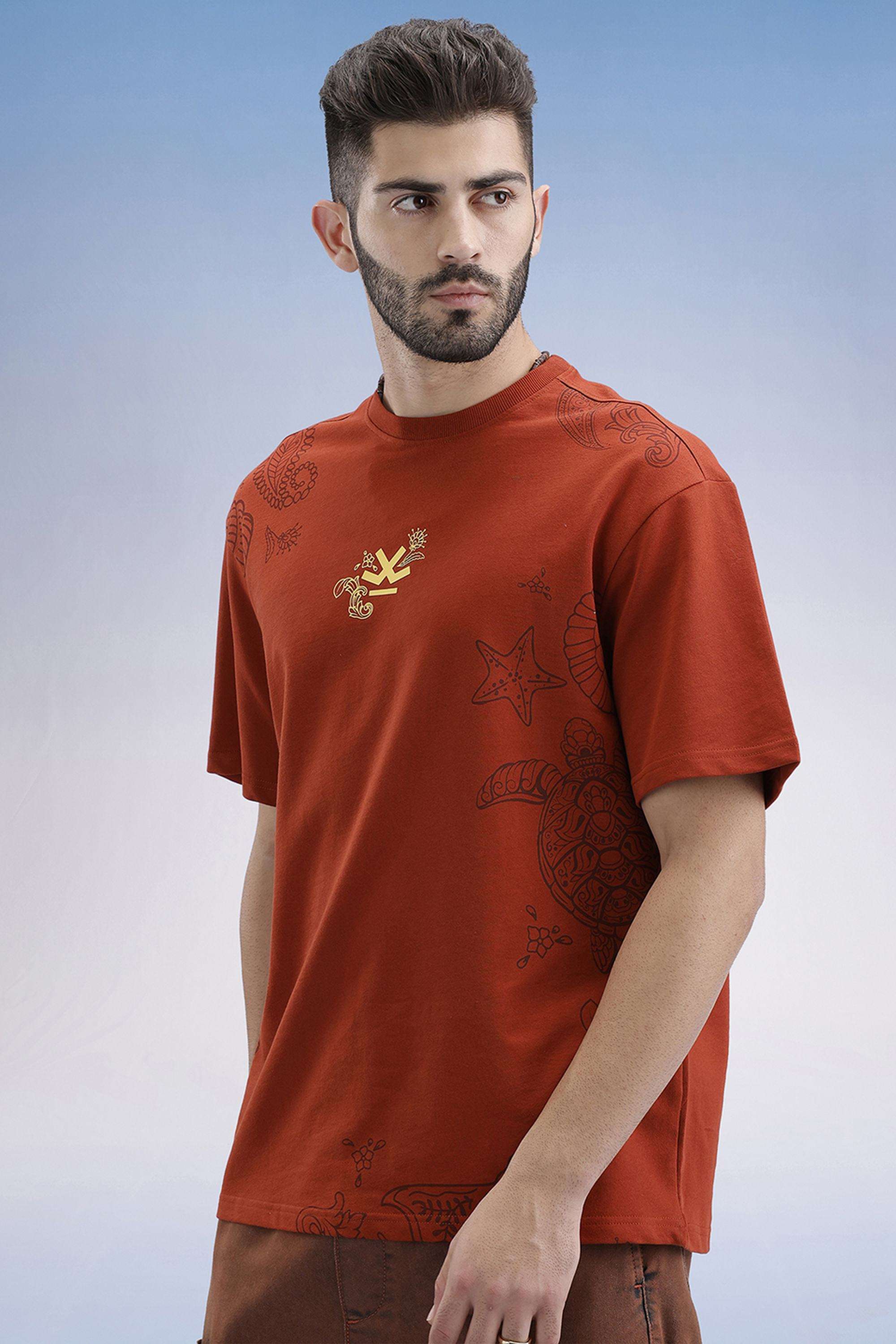 Solid-Cotton-Round-Neck-Men-s-T-Shirt