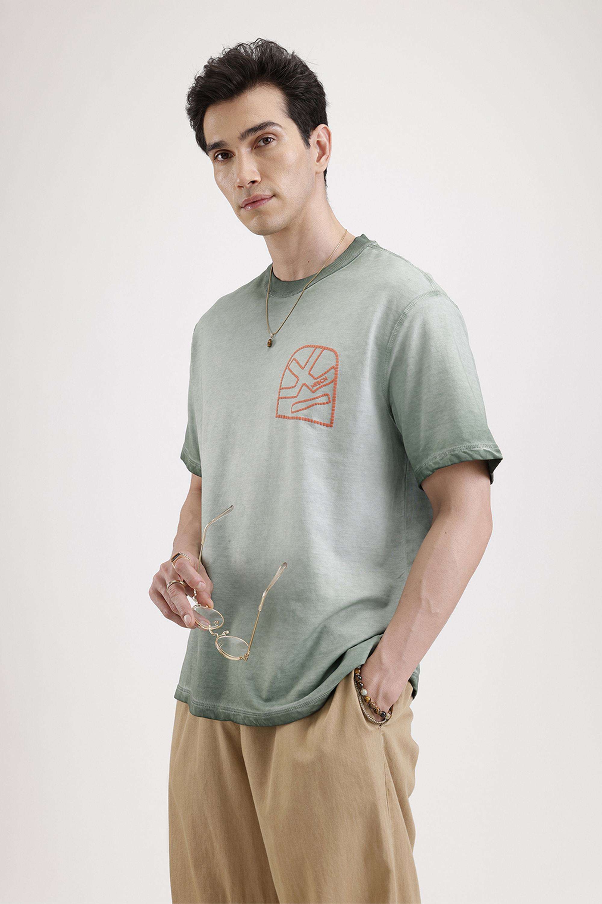 Solid-Cotton-Round-Neck-Men-s-T-Shirt
