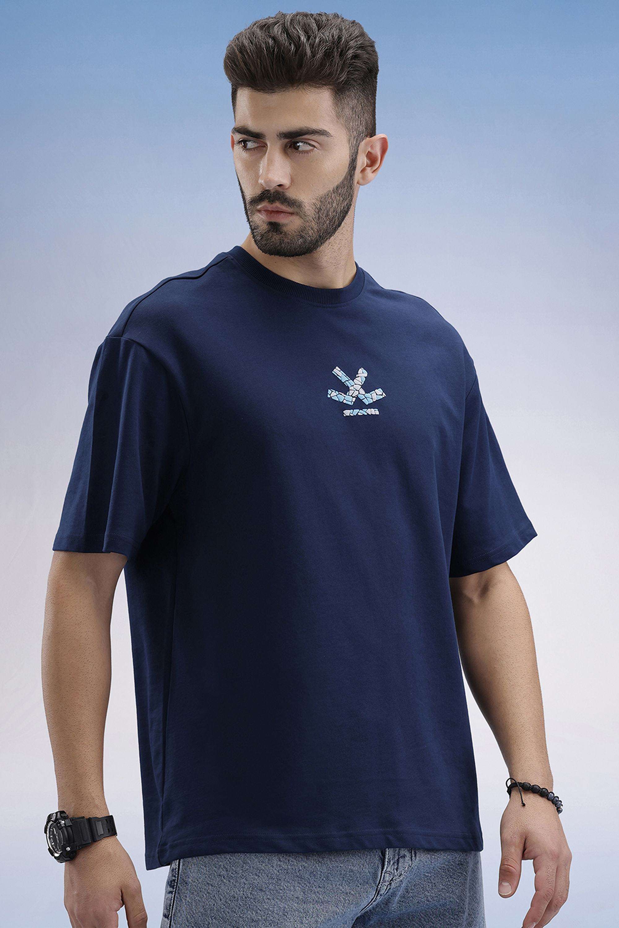 Solid-Cotton-Round-Neck-Men-s-T-Shirt