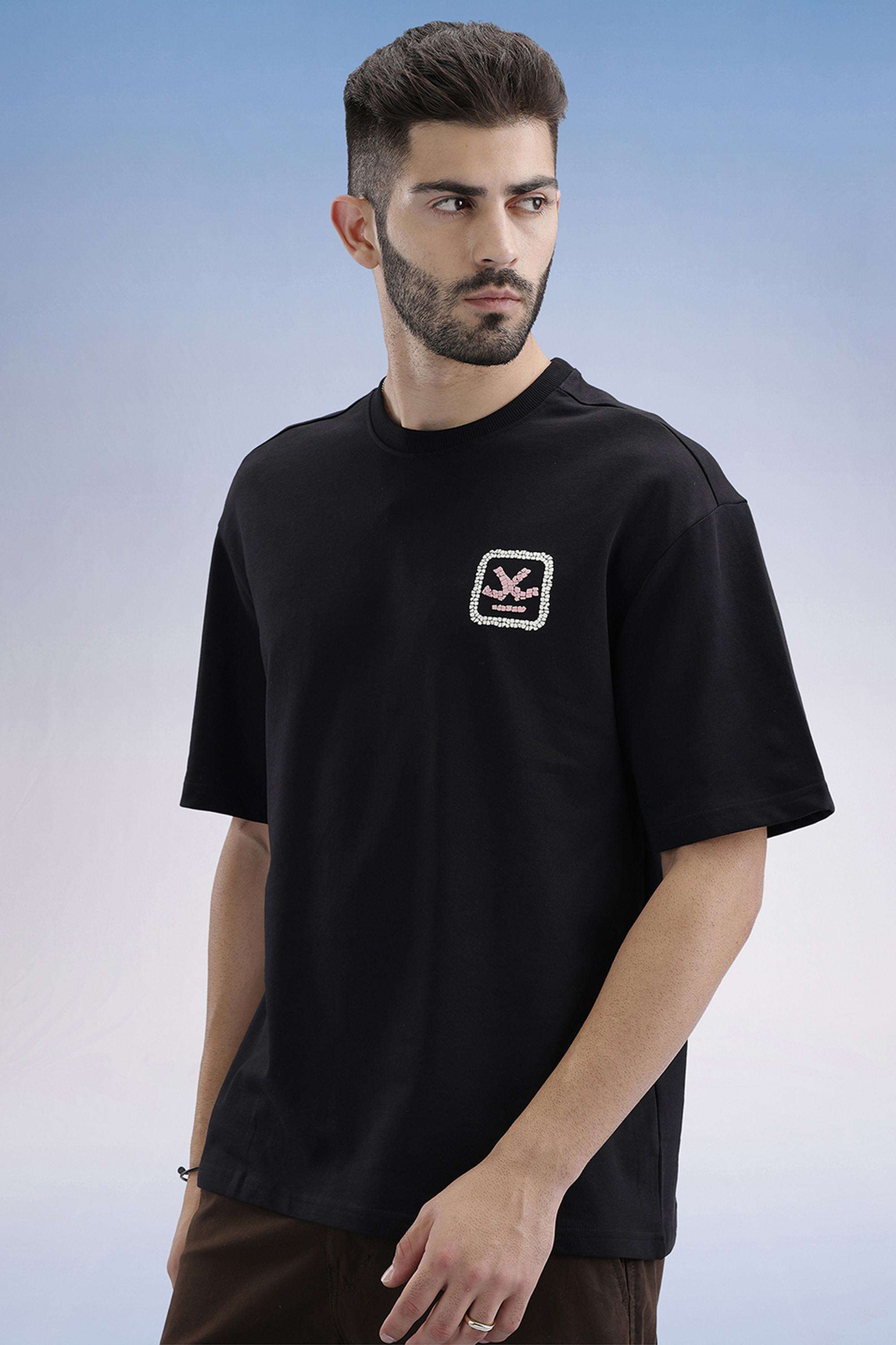 Solid-Cotton-Round-Neck-Men-s-T-Shirt