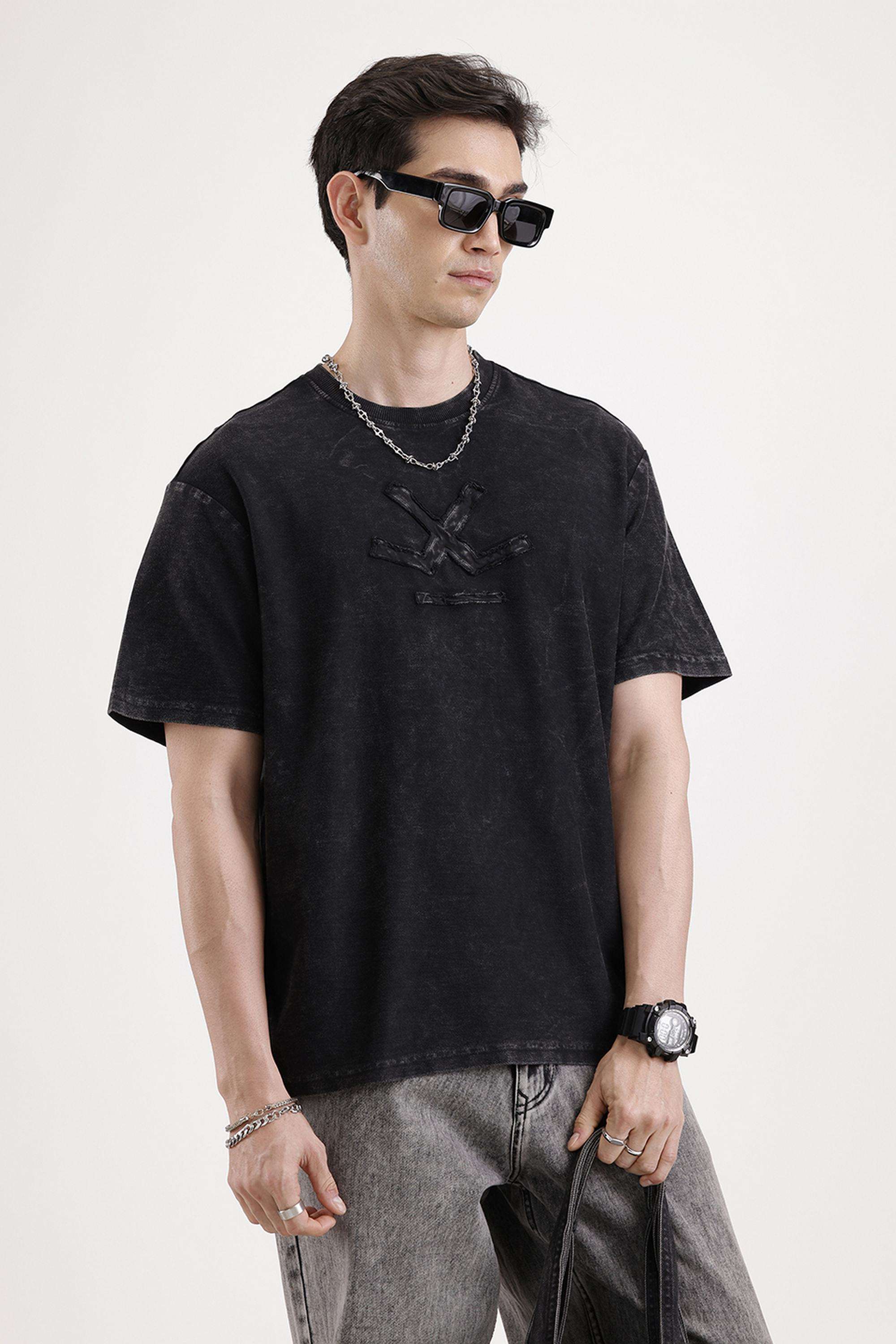 Solid-Cotton-Round-Neck-Men-s-T-Shirt