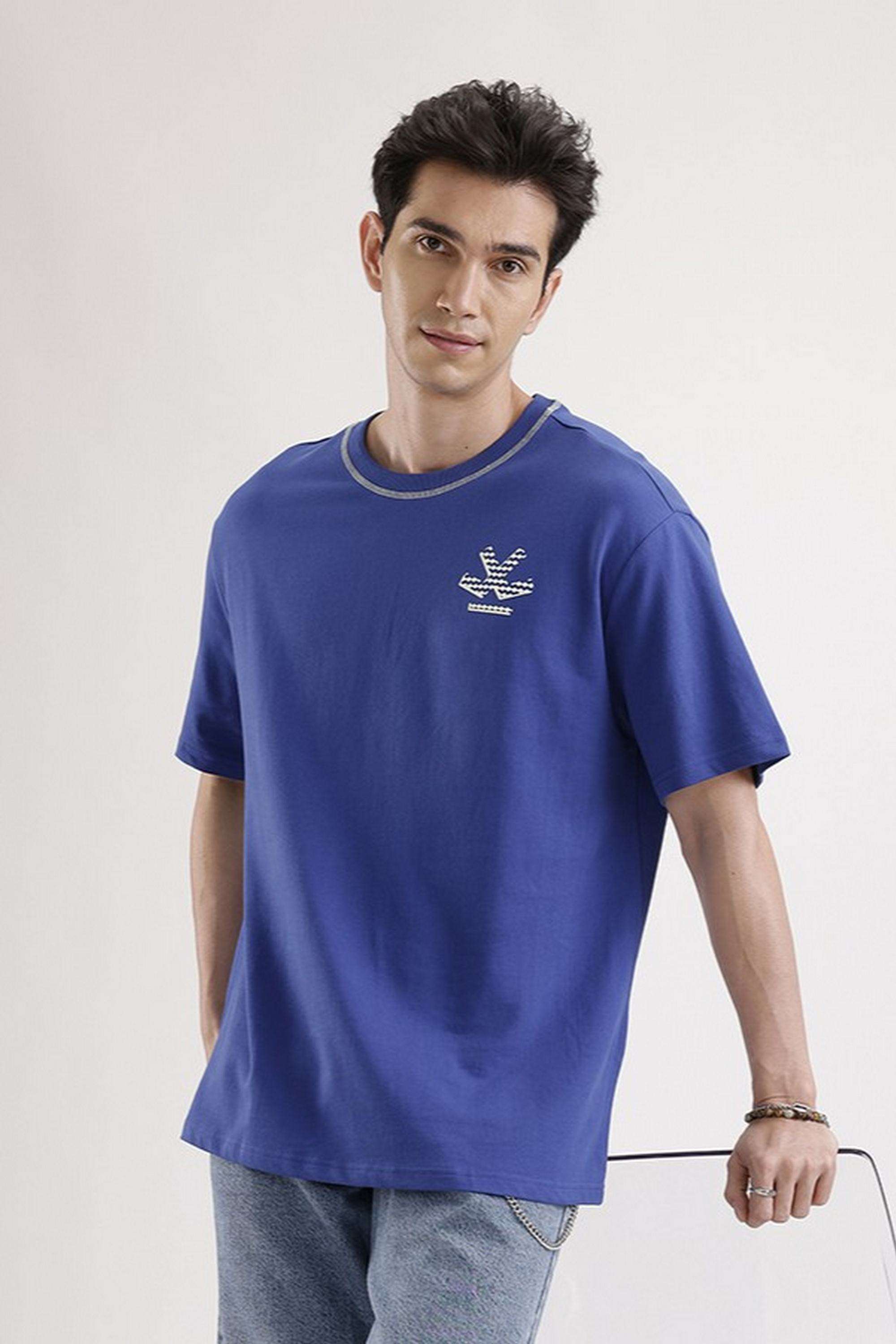 Solid-Cotton-Round-Neck-Men-s-T-Shirt