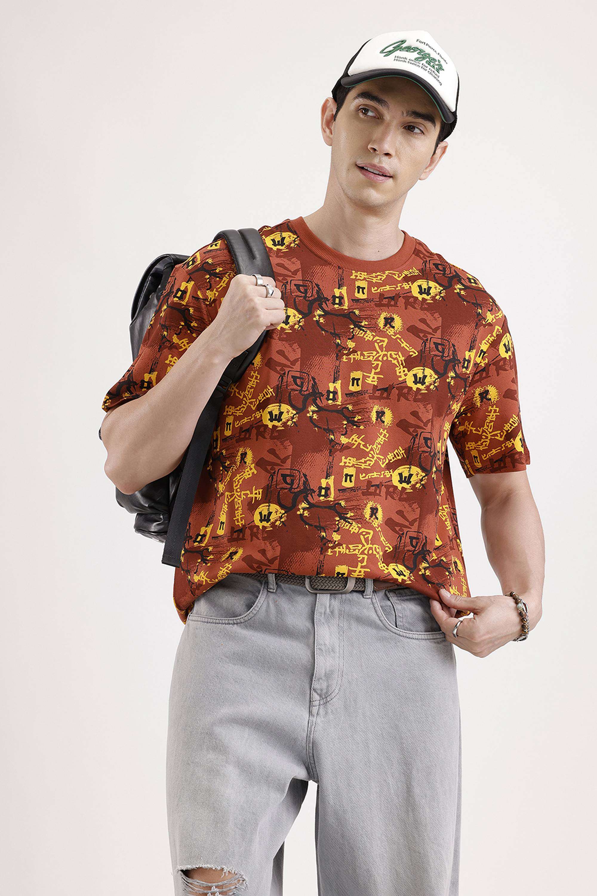 Solid-Cotton-Regular-Fit-Men-s-T-Shirt